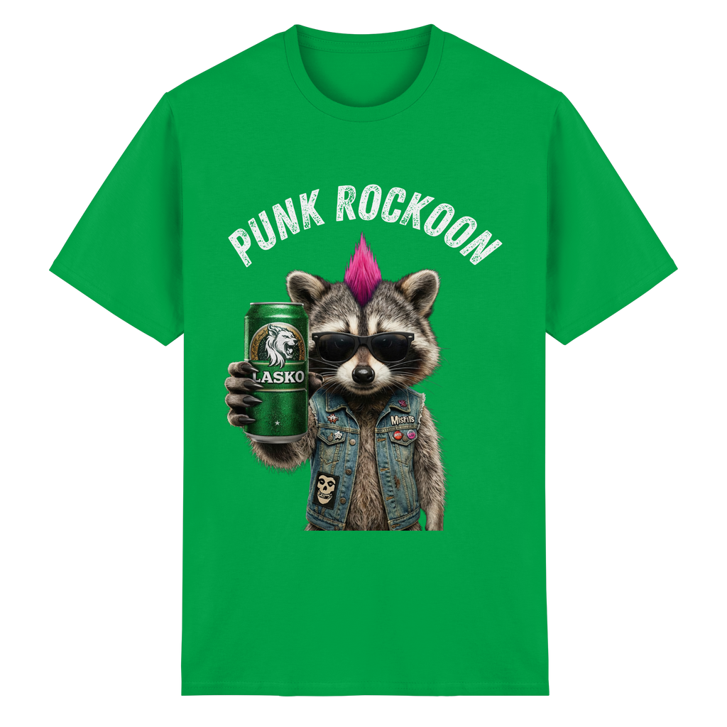 PUNK ROCKOON - Heavy Cotton T-Shirt