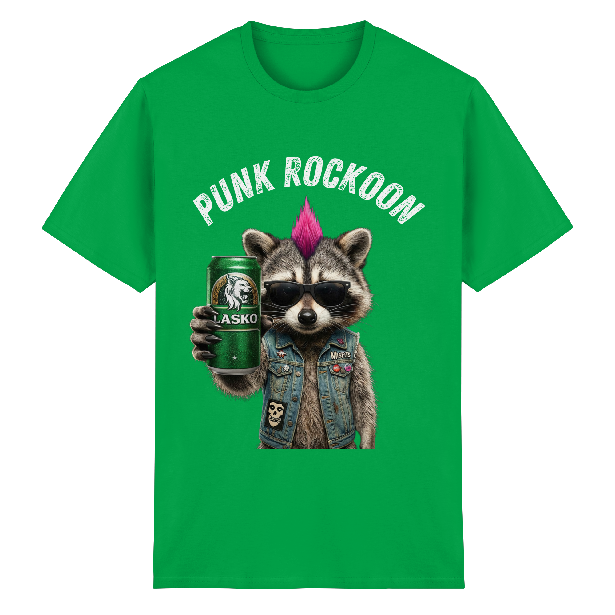 PUNK ROCKOON - Heavy Cotton T-Shirt