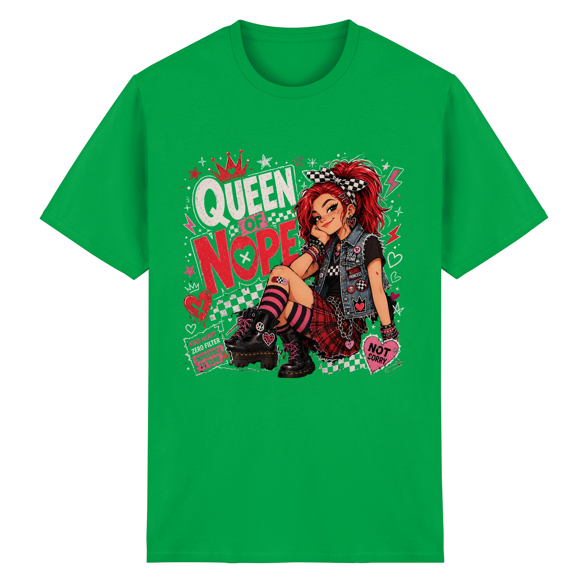 QUEEN OF NOPE - Heavy Cotton T-Shirt