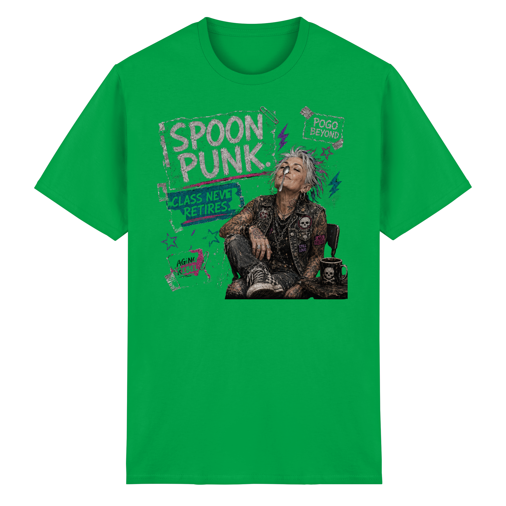 SPOON PUNK - Heavy Cotton T-Shirt