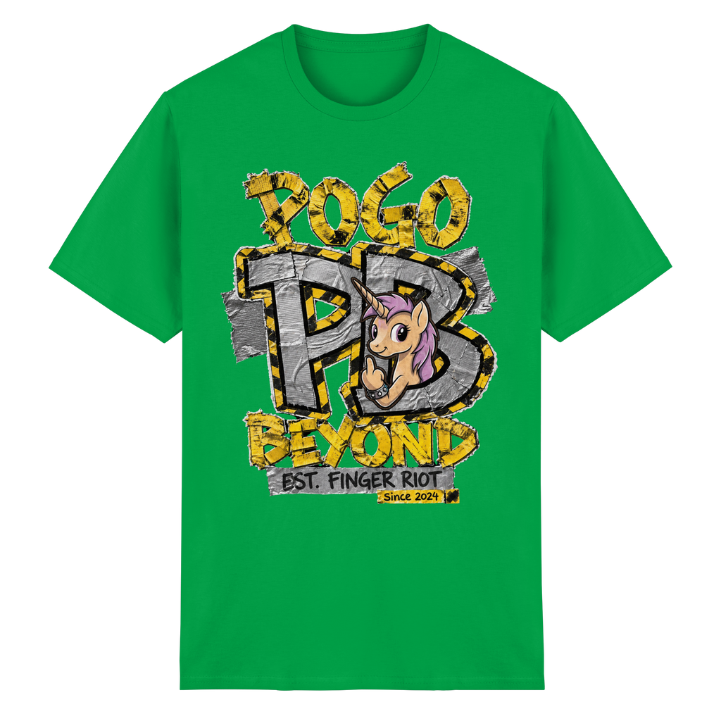 POGO BEYOND Yellow - Heavy Cotton T-Shirt