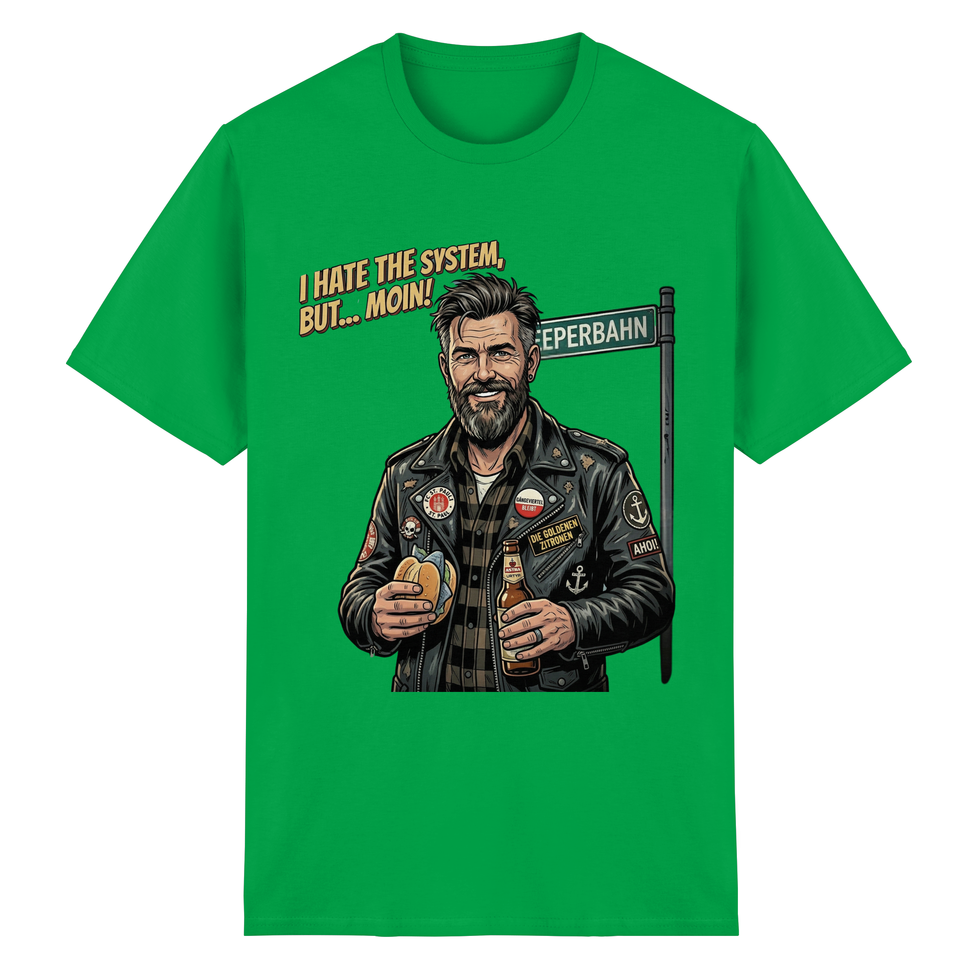 HAMBURG PUNK - MOIN - Heavy Cotton T-Shirt
