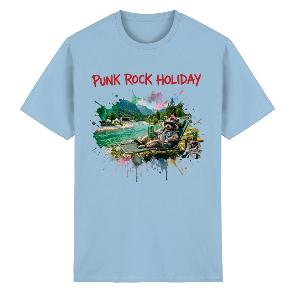PUNK ROCK HOLIDAY - Lazy Rockoon - Heavy Cotton T-Shirt