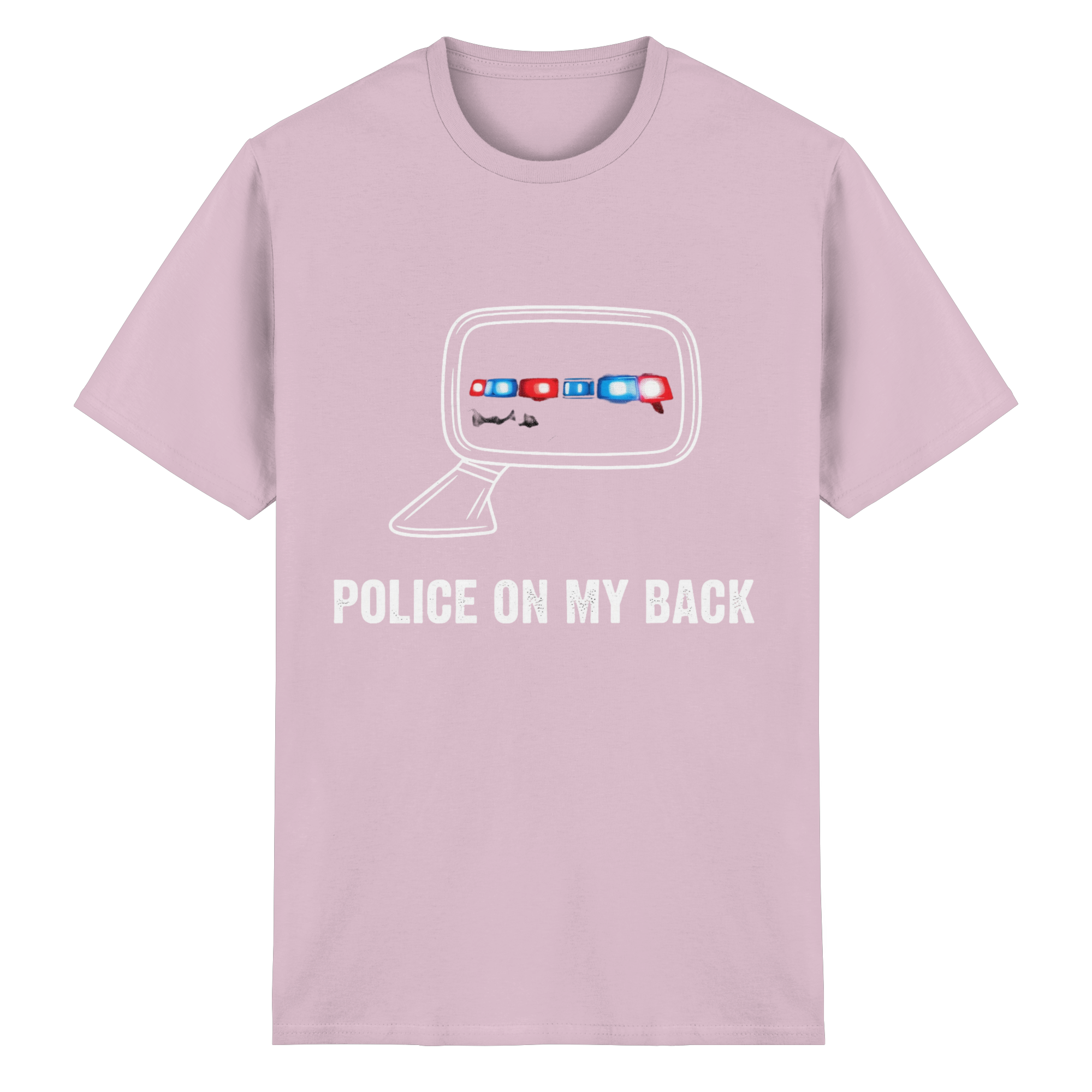 POLICE ON MY BACK - Heavy Cotton T-Shirt