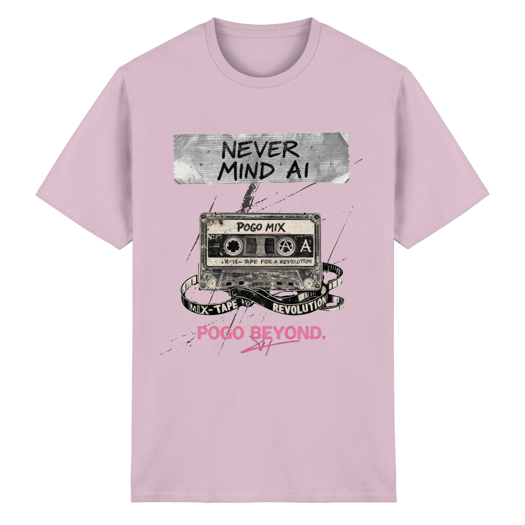 NEVER MIND AI - Heavy Cotton T-Shirt