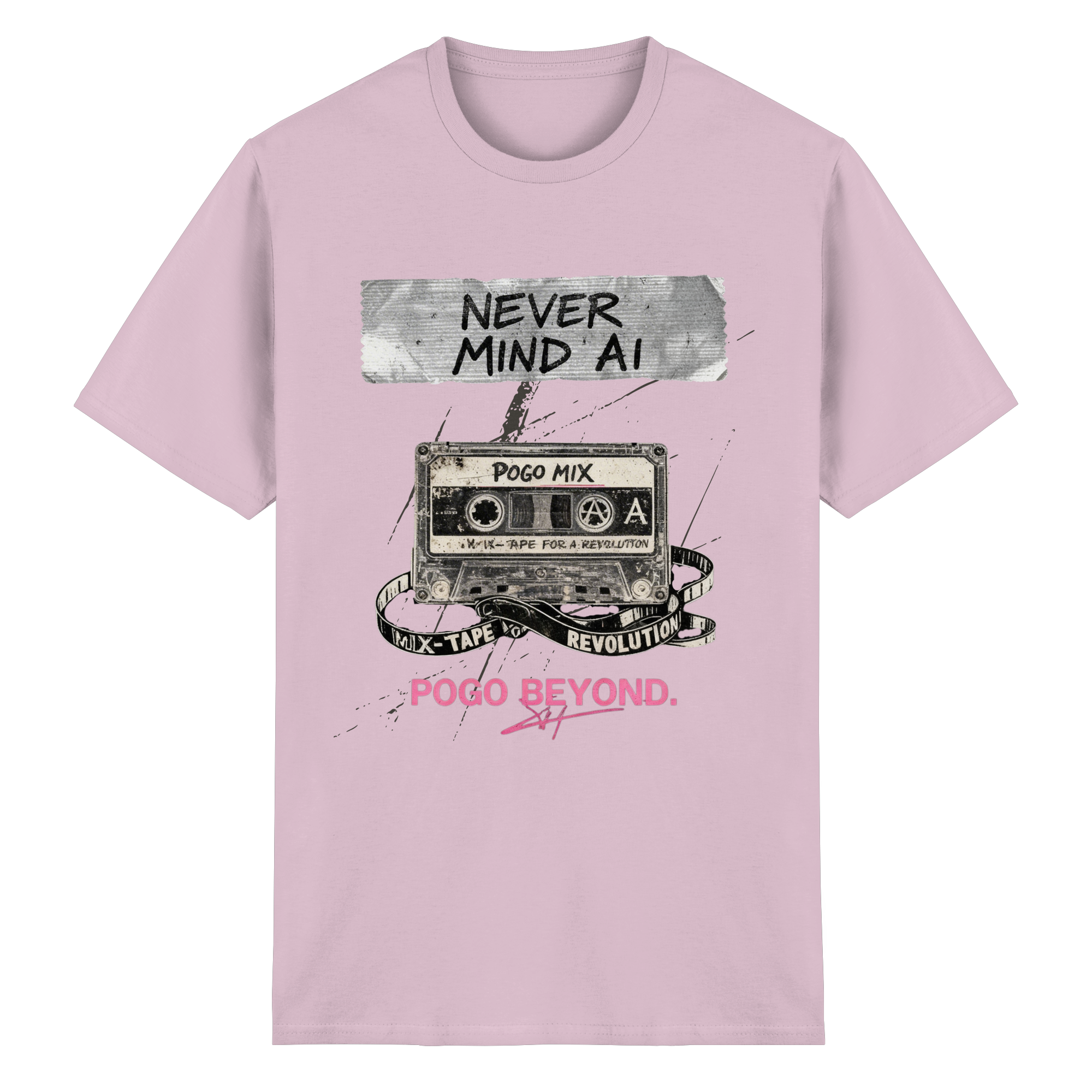NEVER MIND AI - Heavy Cotton T-Shirt