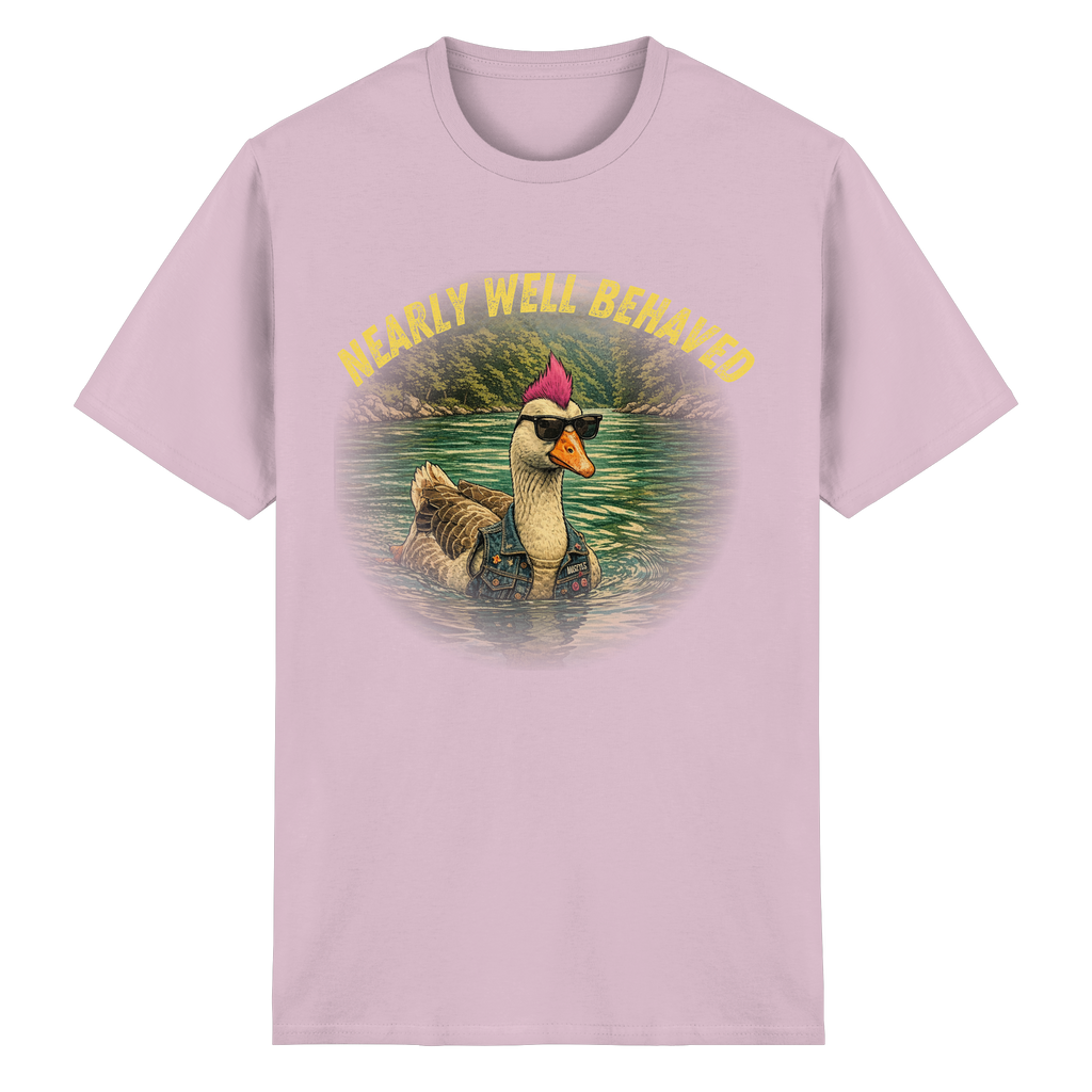 NEARLY BEHAVED - Heavy Cotton T-Shirt