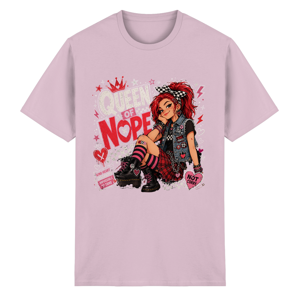 QUEEN OF NOPE - Heavy Cotton T-Shirt