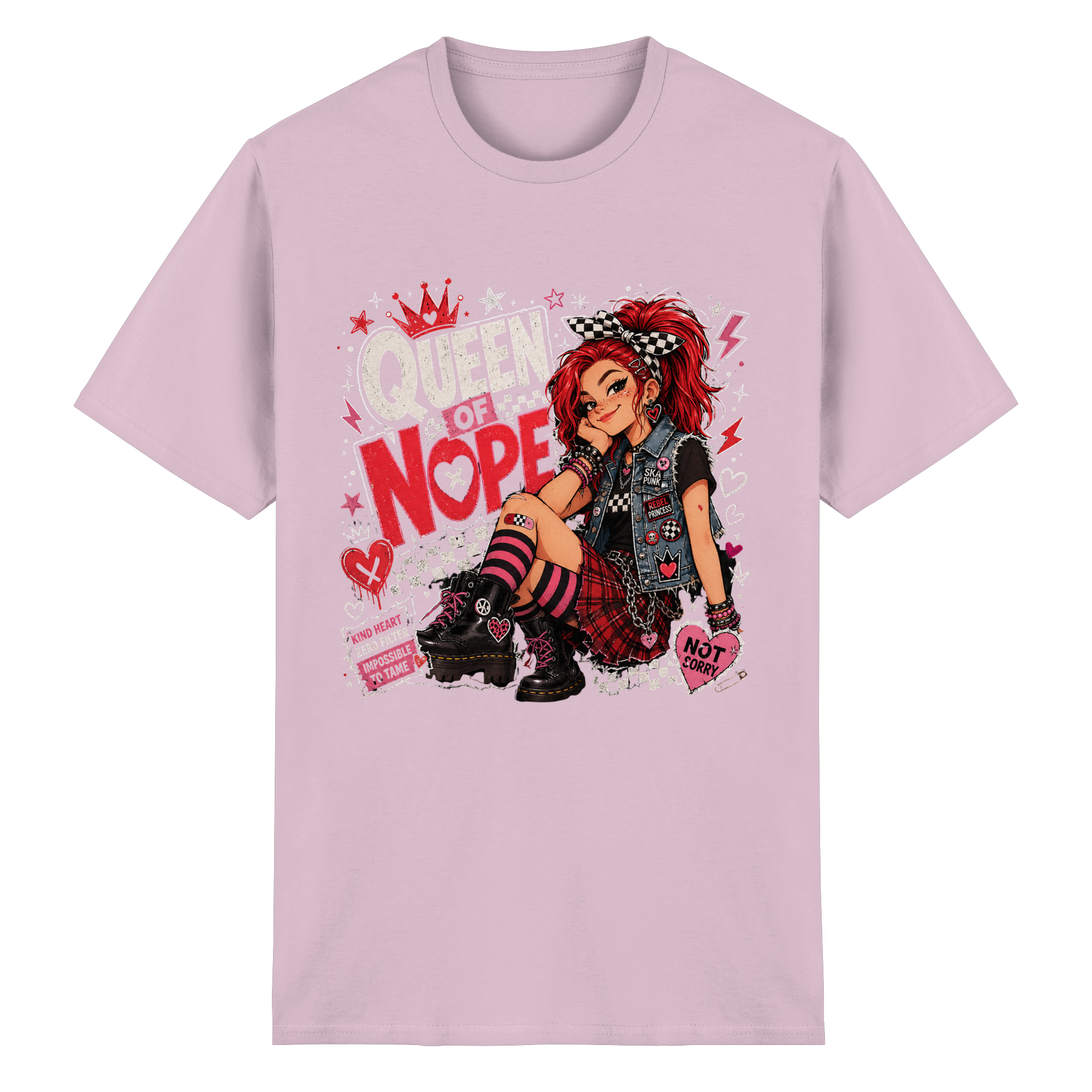 QUEEN OF NOPE - Heavy Cotton T-Shirt