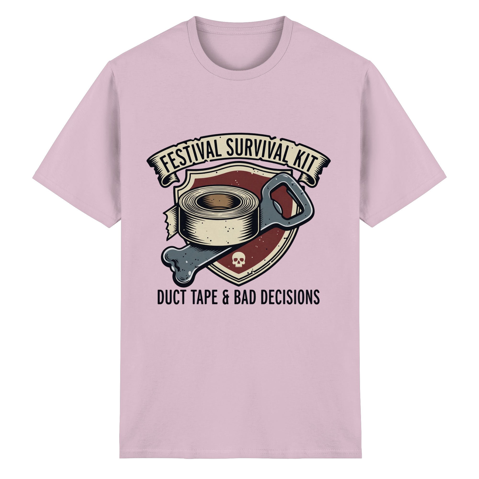 FESTIVAL SURVIVAL KIT - Heavy Cotton T-Shirt