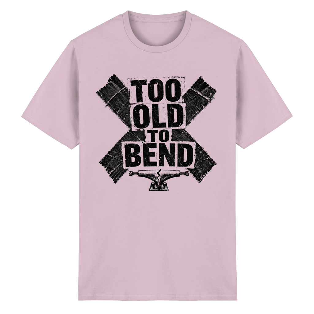TOO OLD TO BEND - Heavy Cotton T-Shirt