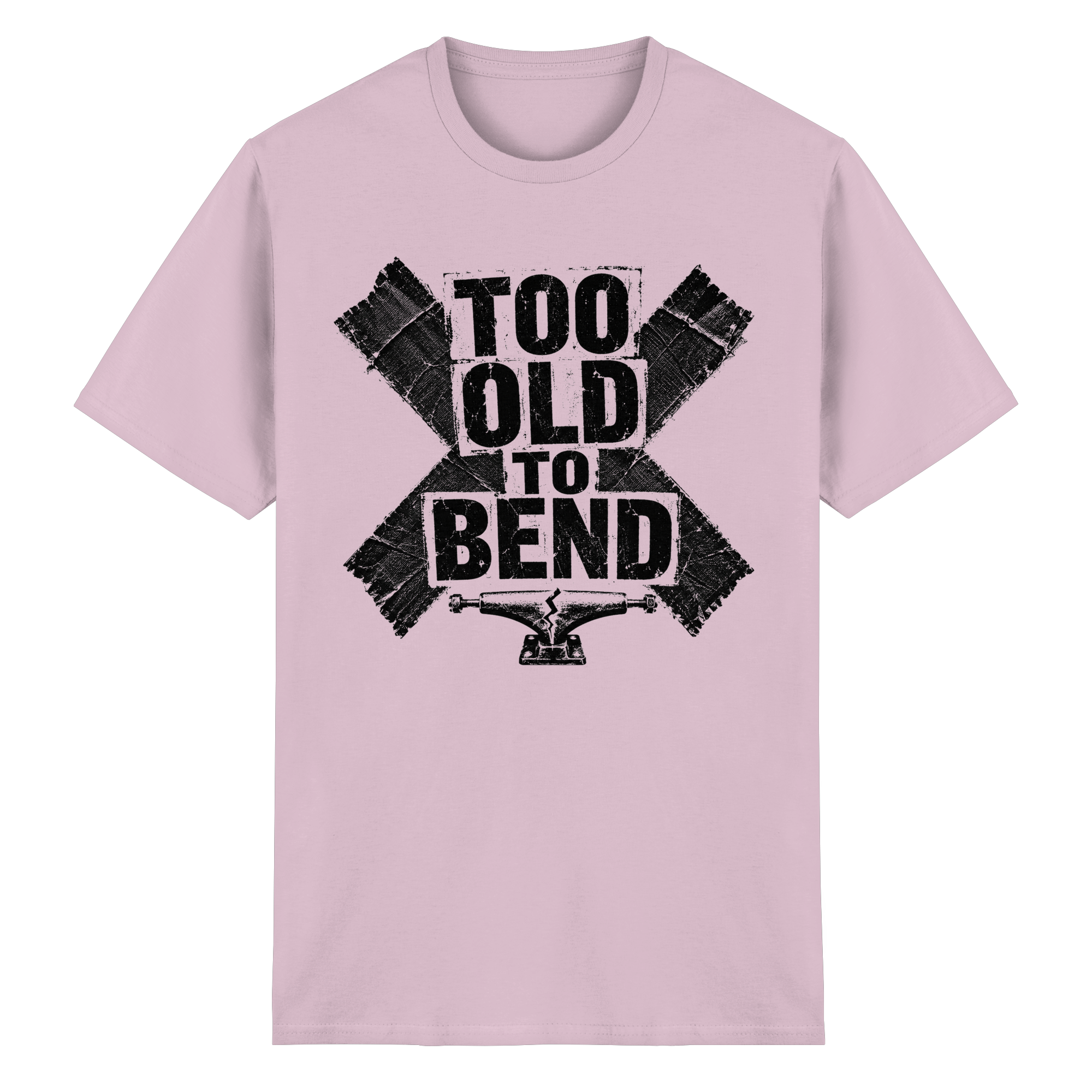TOO OLD TO BEND - Heavy Cotton T-Shirt