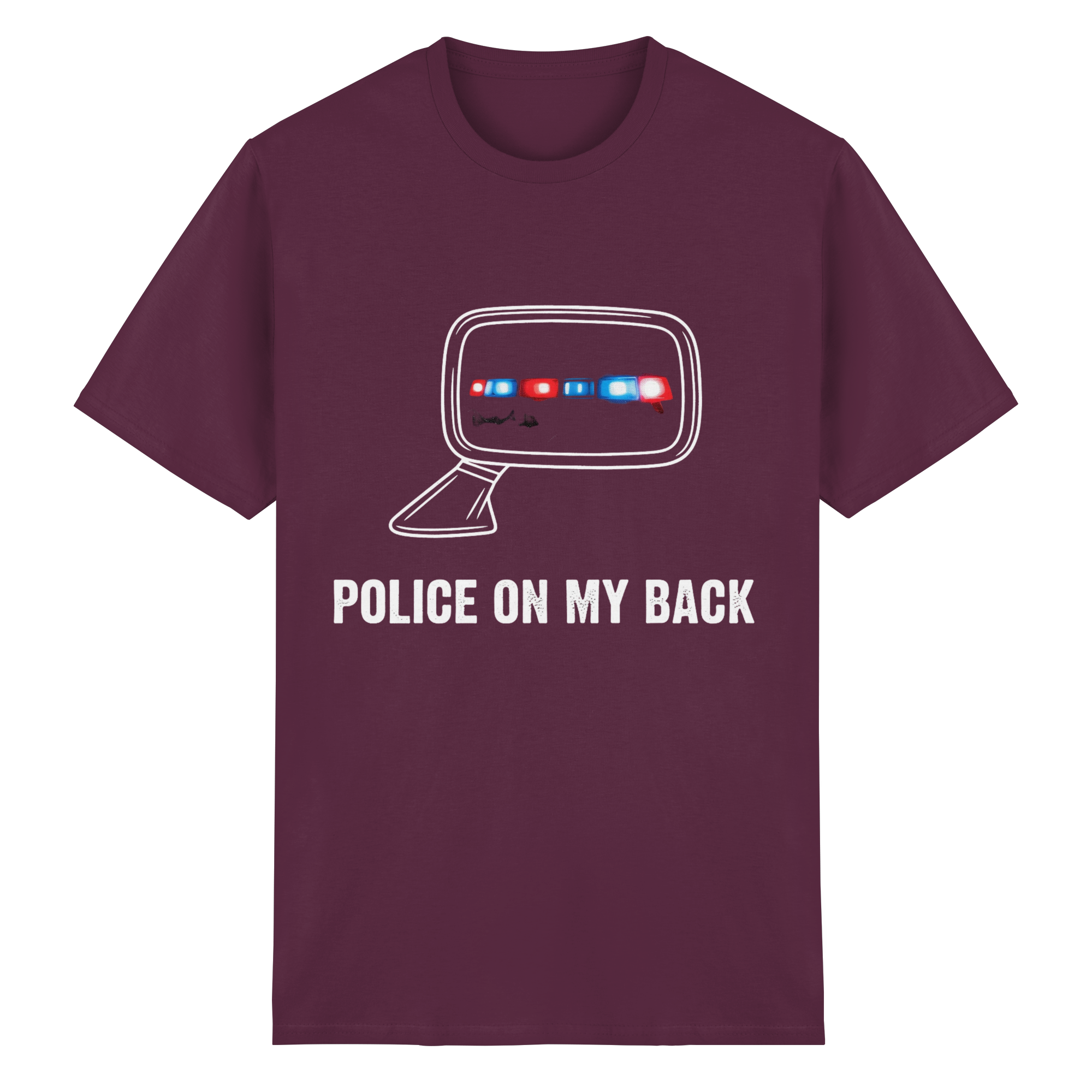 POLICE ON MY BACK - Heavy Cotton T-Shirt