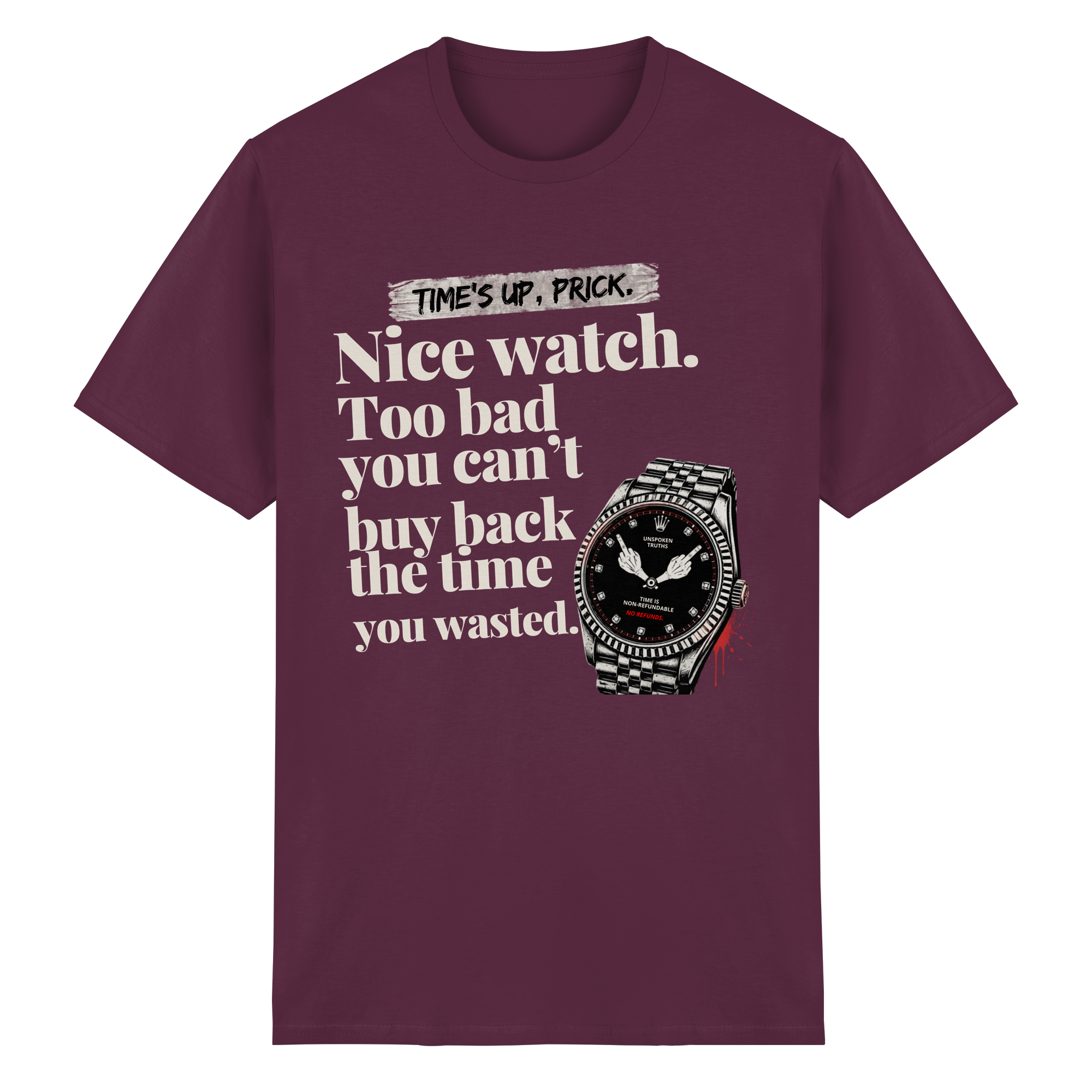 NICE WATCH, PRICK - Heavy Cotton T-Shirt
