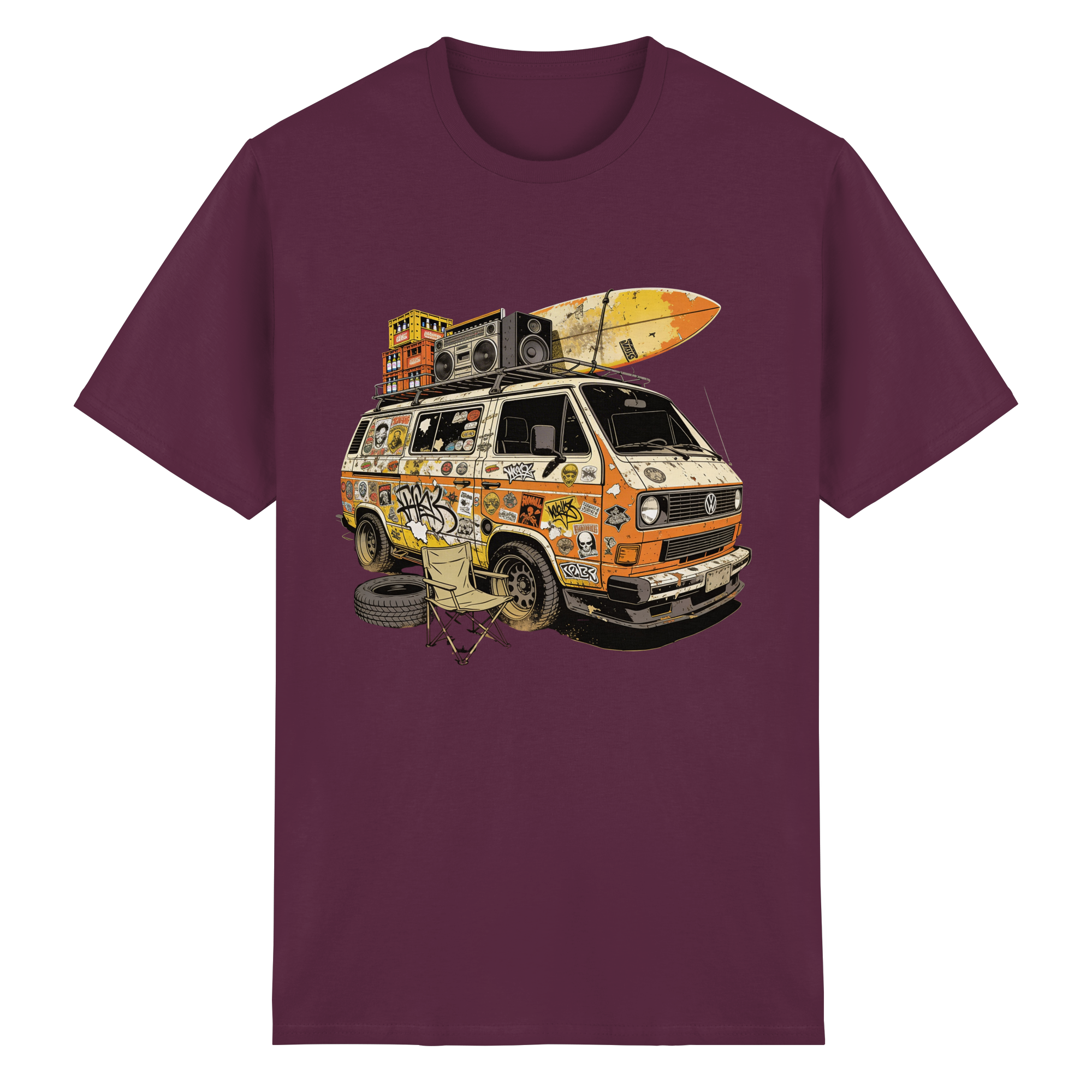 PUNKY CAMPER - Heavy Cotton T-Shirt