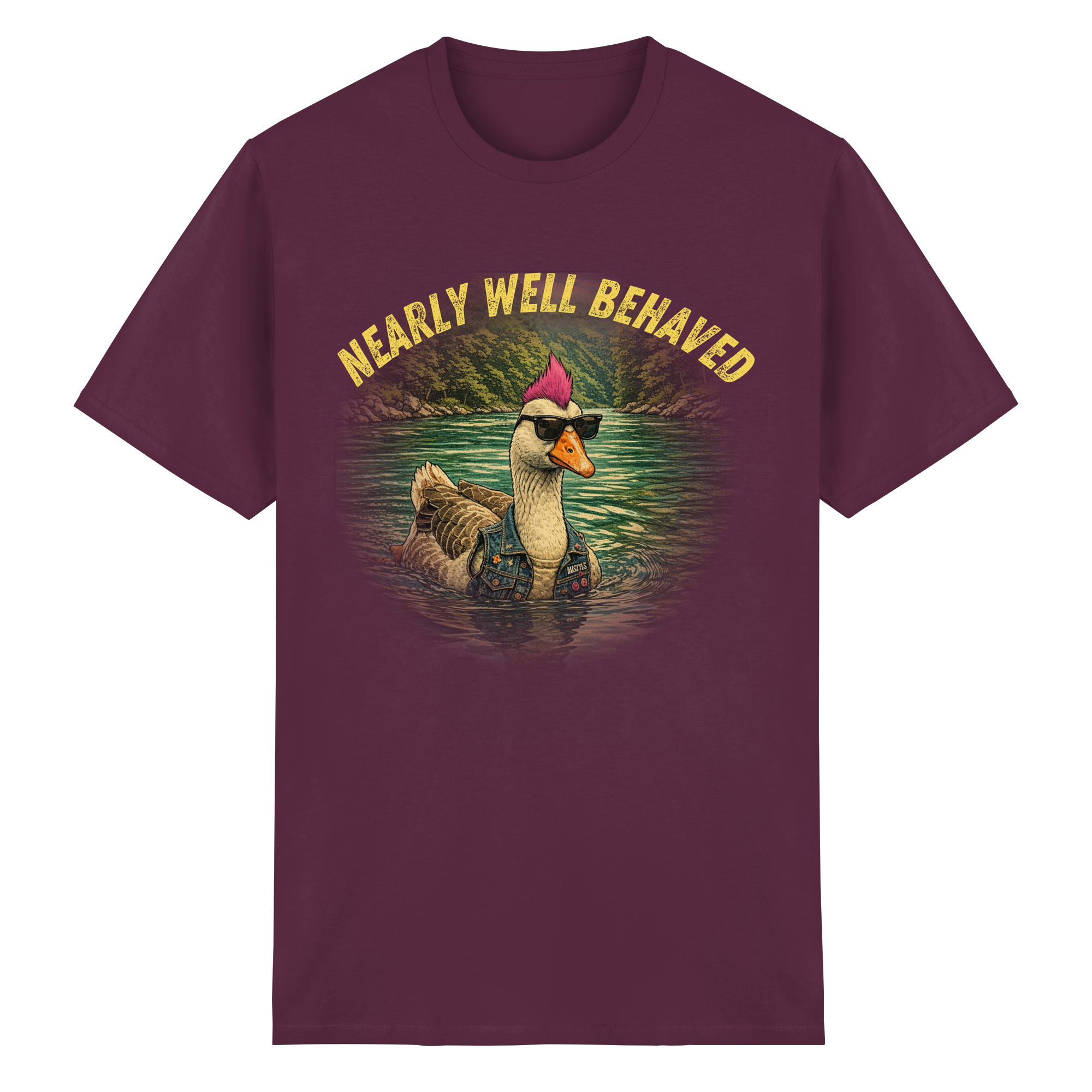 NEARLY BEHAVED - Heavy Cotton T-Shirt