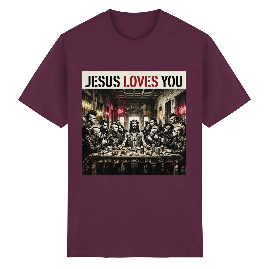 JESUS LOVES YOU - Heavy Cotton T-Shirt