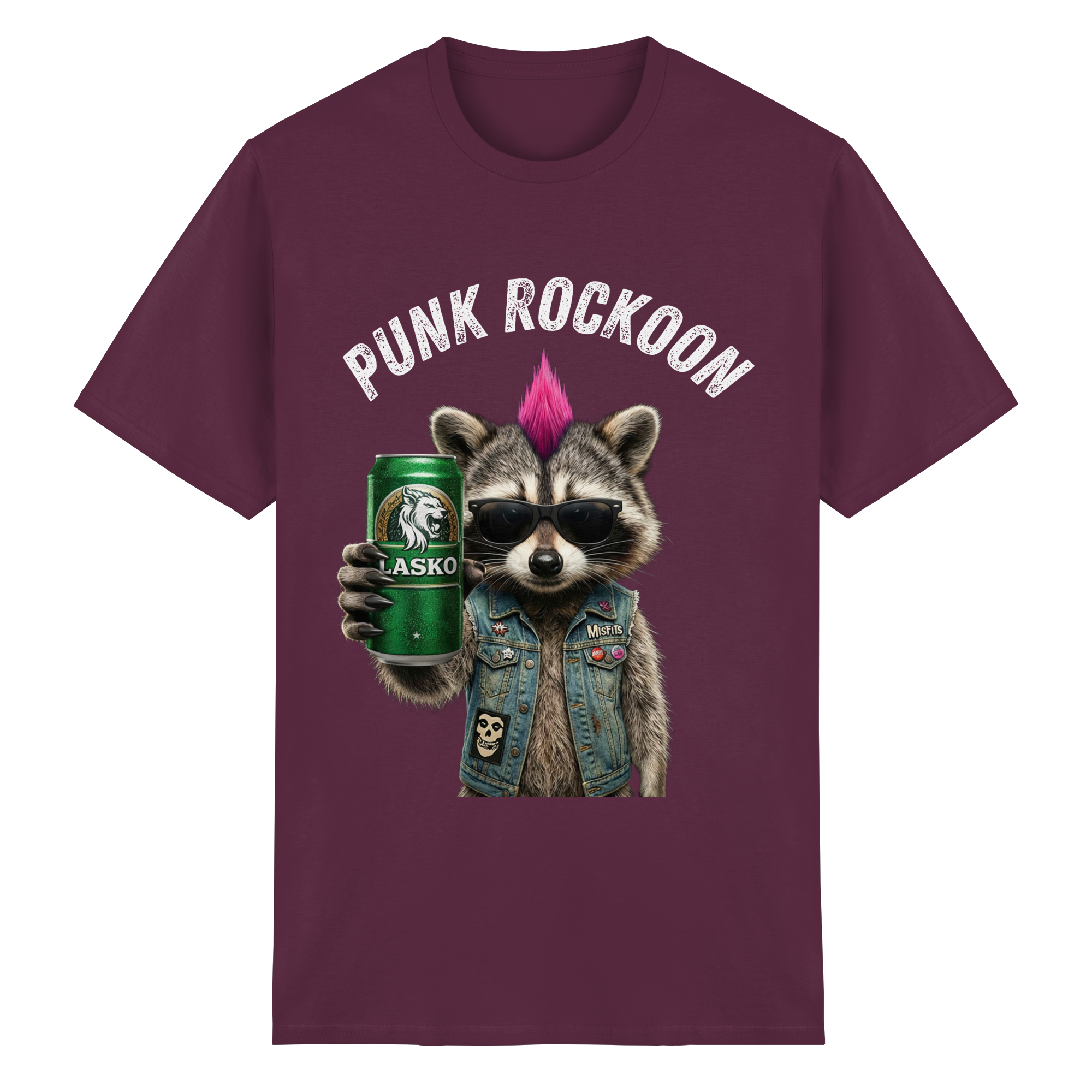 PUNK ROCKOON - Heavy Cotton T-Shirt