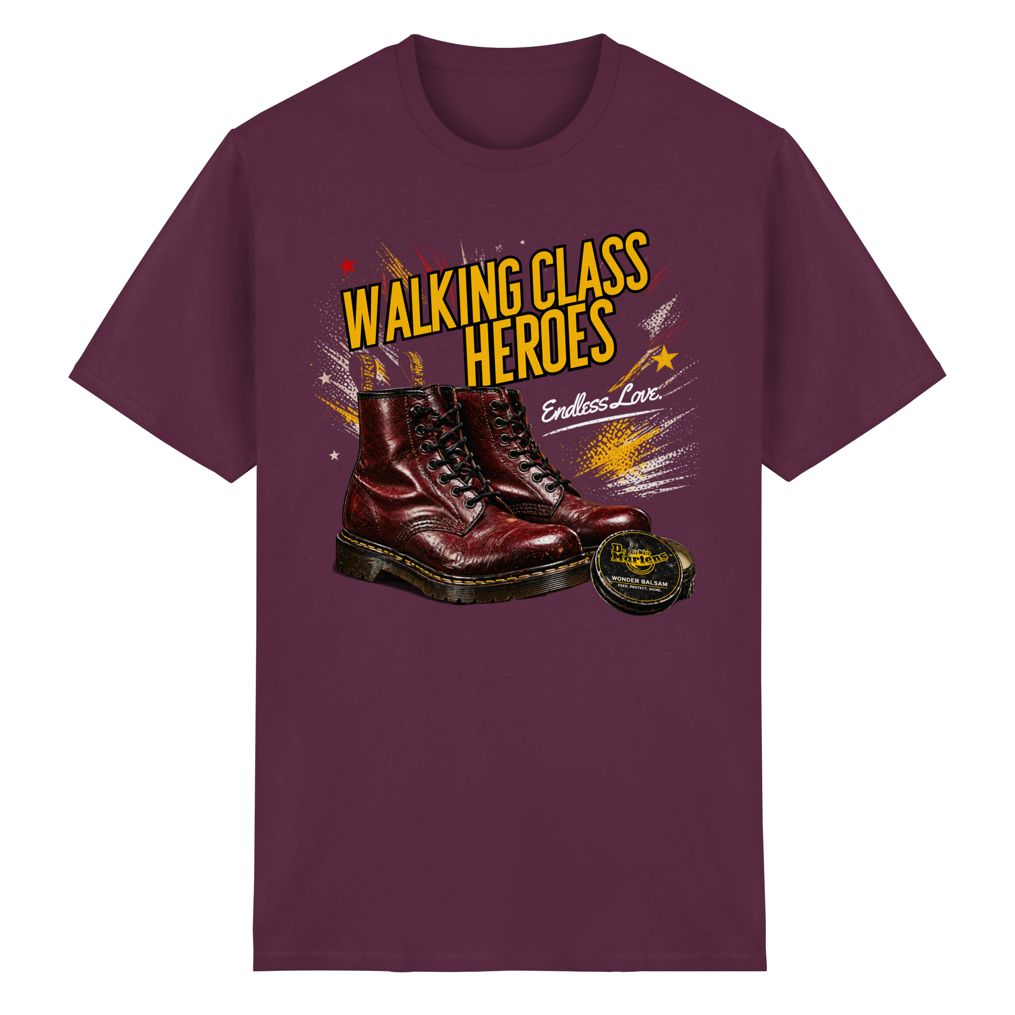 WONDER BALM & IRON SOULS - Heavy Cotton T-Shirt
