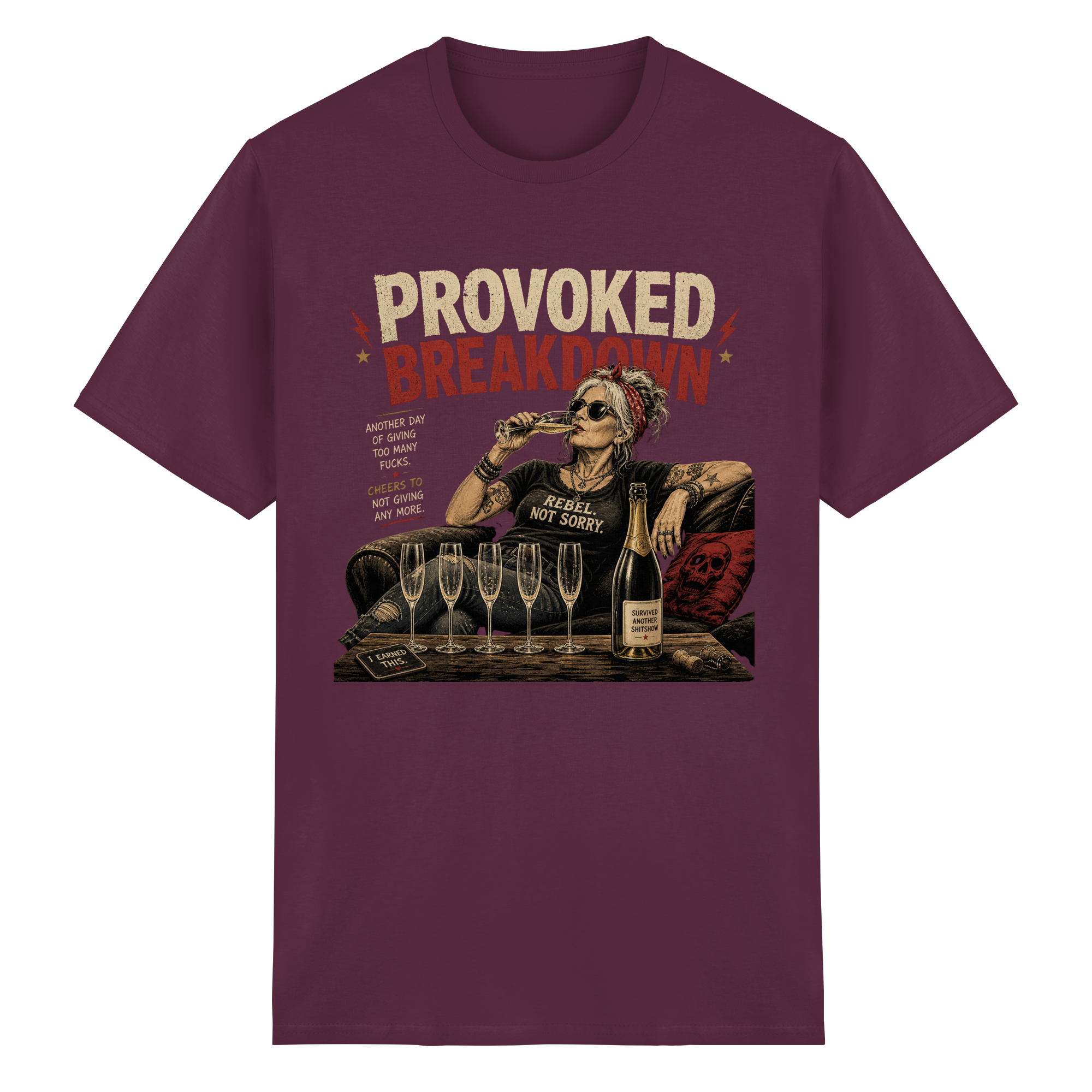 PROVOKED BREAKDOWN - Heavy Cotton T-Shirt