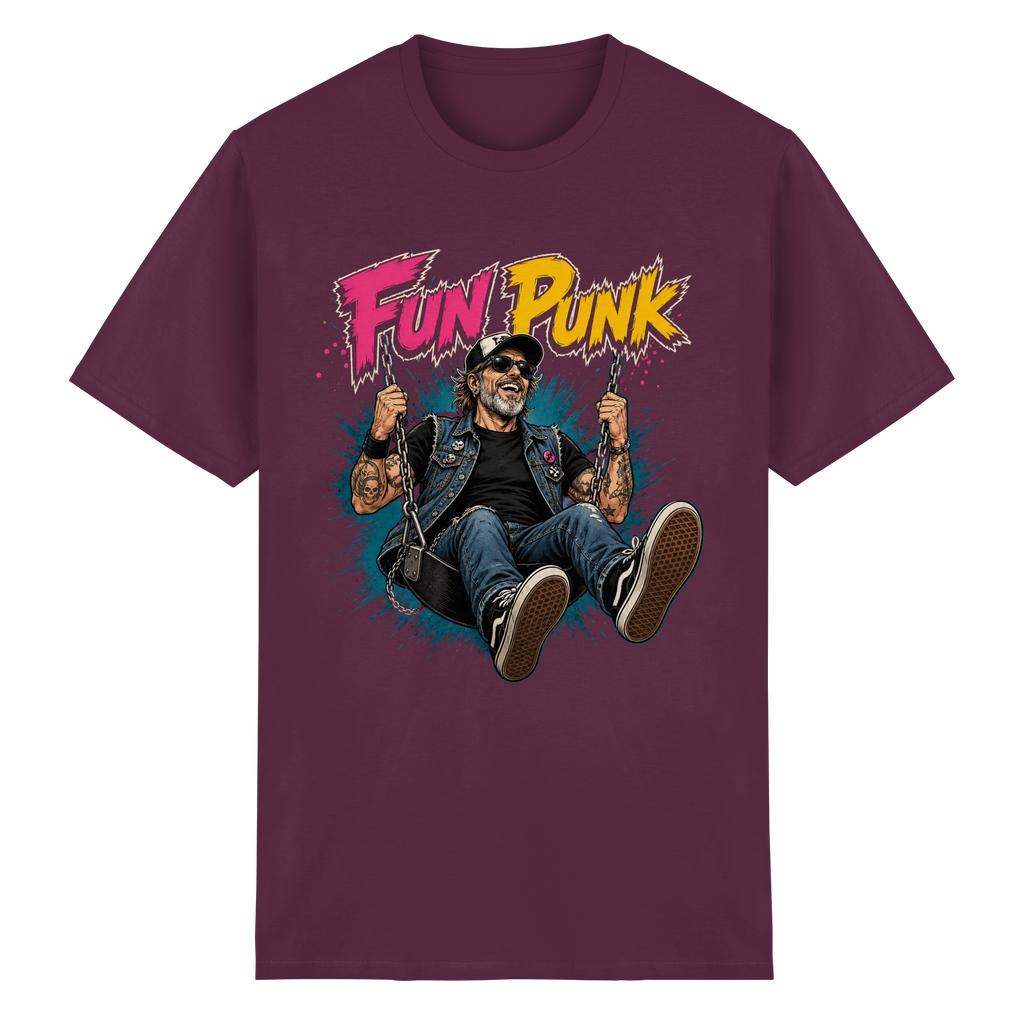 FUN PUNK SWING - Heavy Cotton T-Shirt