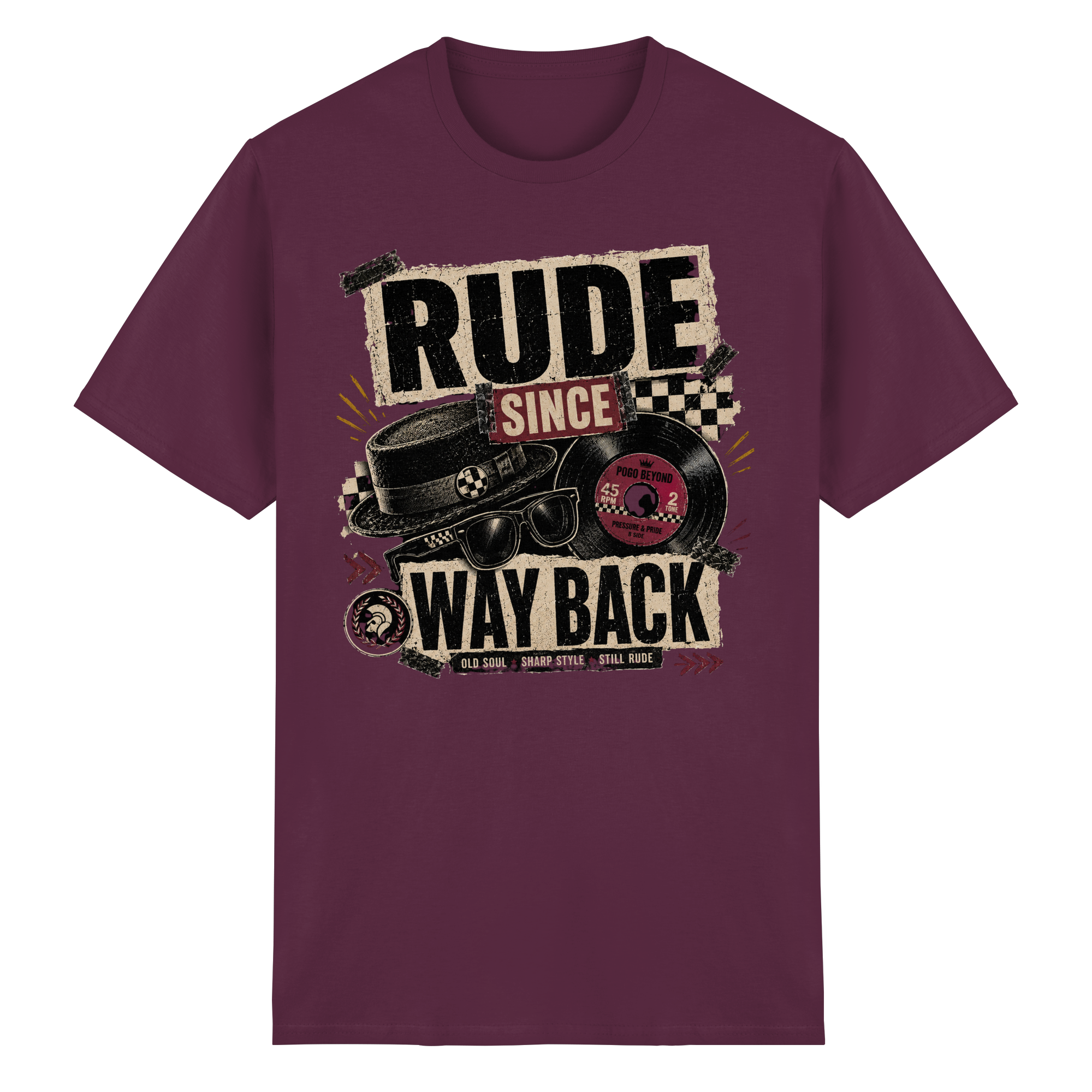 RUDE SINCE WAY BACK - Heavy Cotton T-Shirt