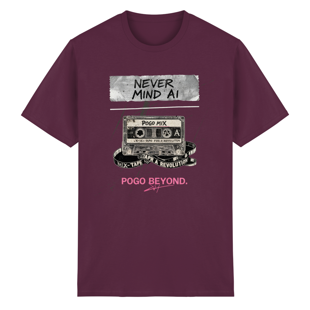 NEVER MIND AI - Heavy Cotton T-Shirt