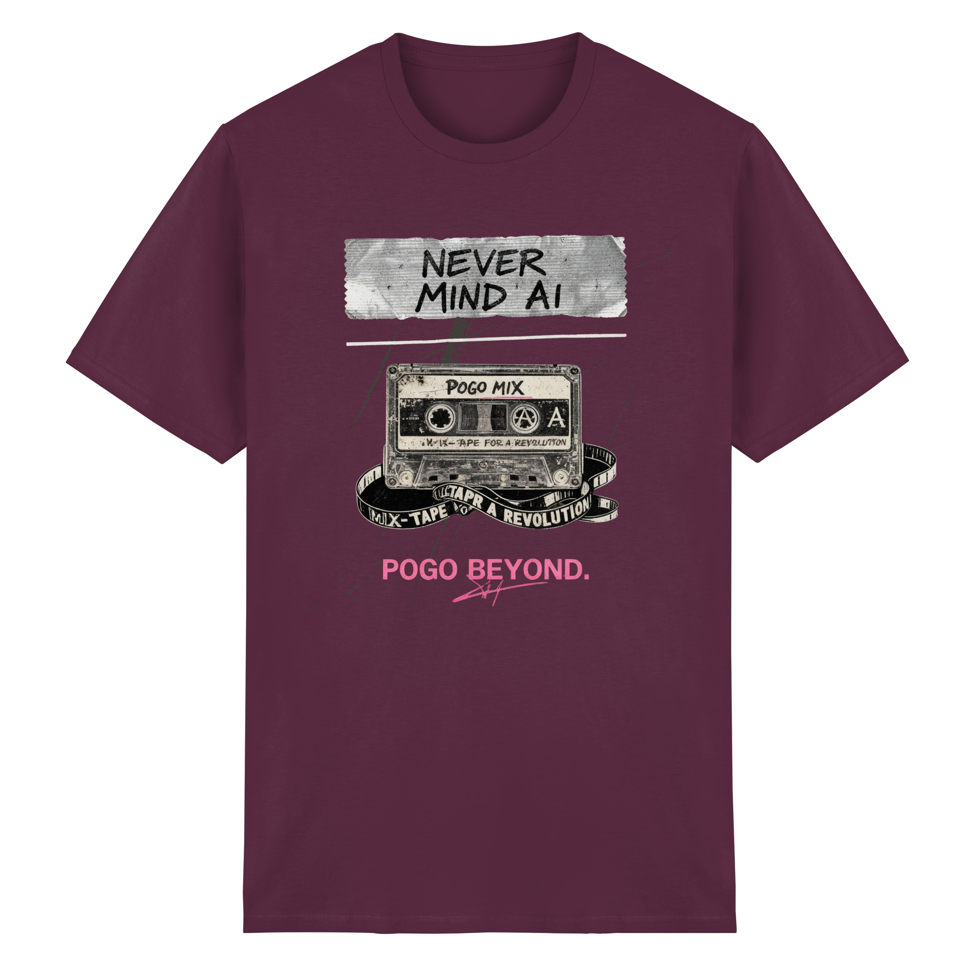 NEVER MIND AI - Heavy Cotton T-Shirt