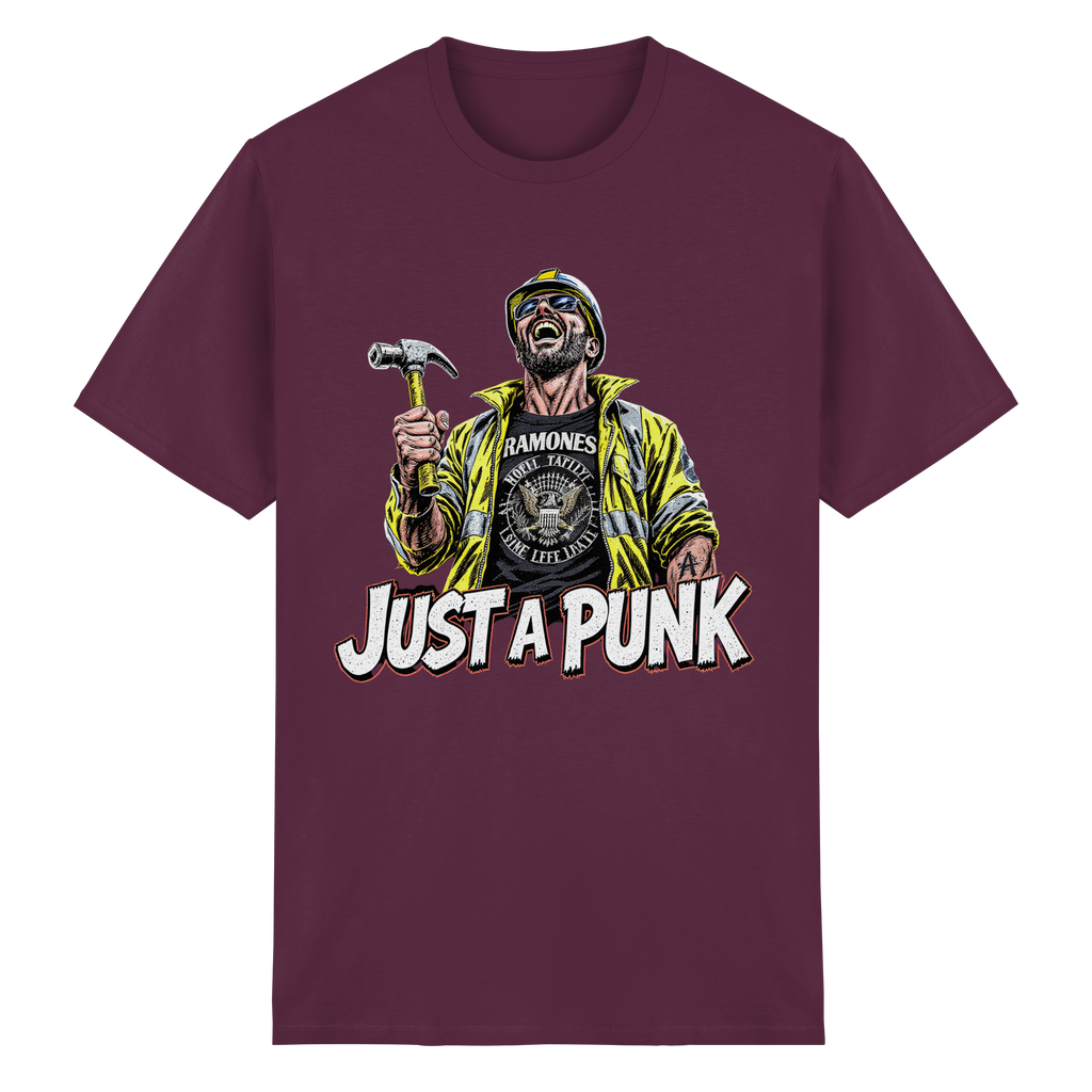 JUST A PUNK - Heavy Cotton T-Shirt