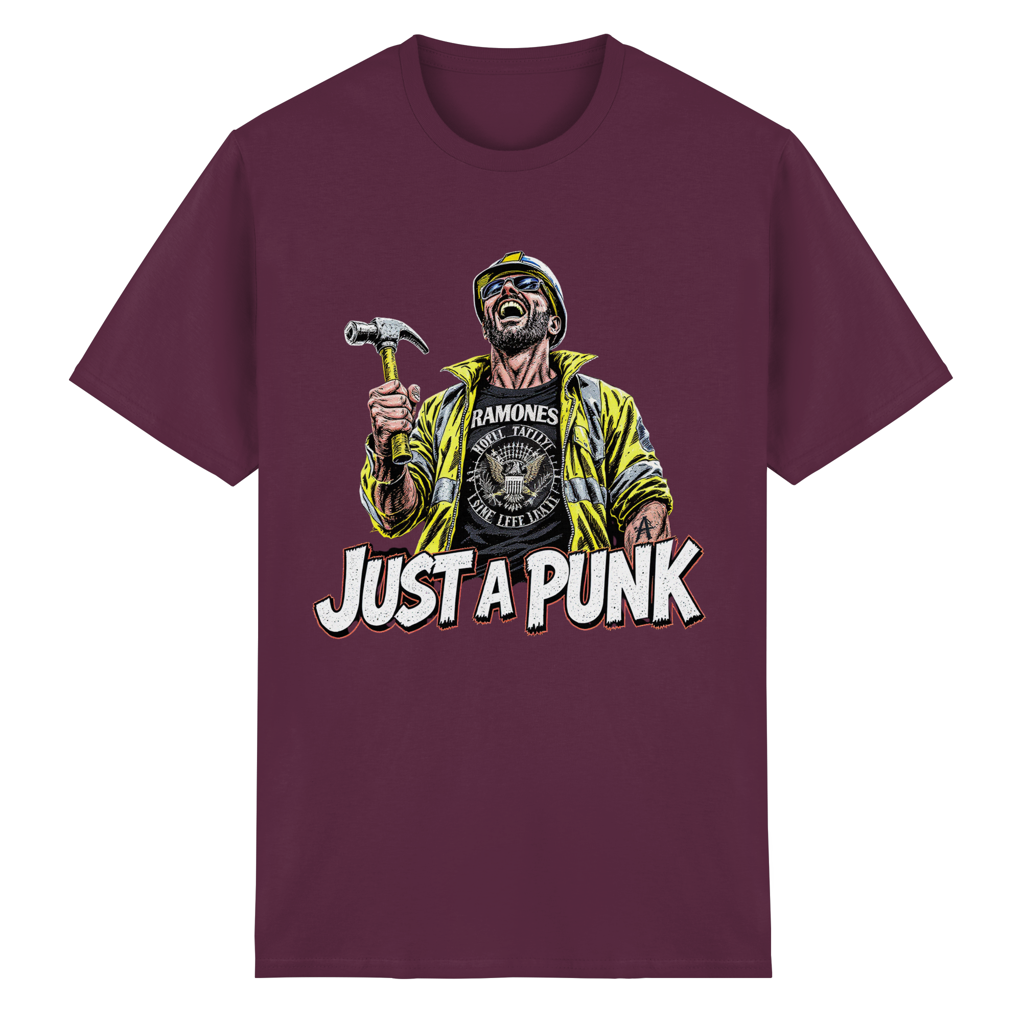 JUST A PUNK - Heavy Cotton T-Shirt