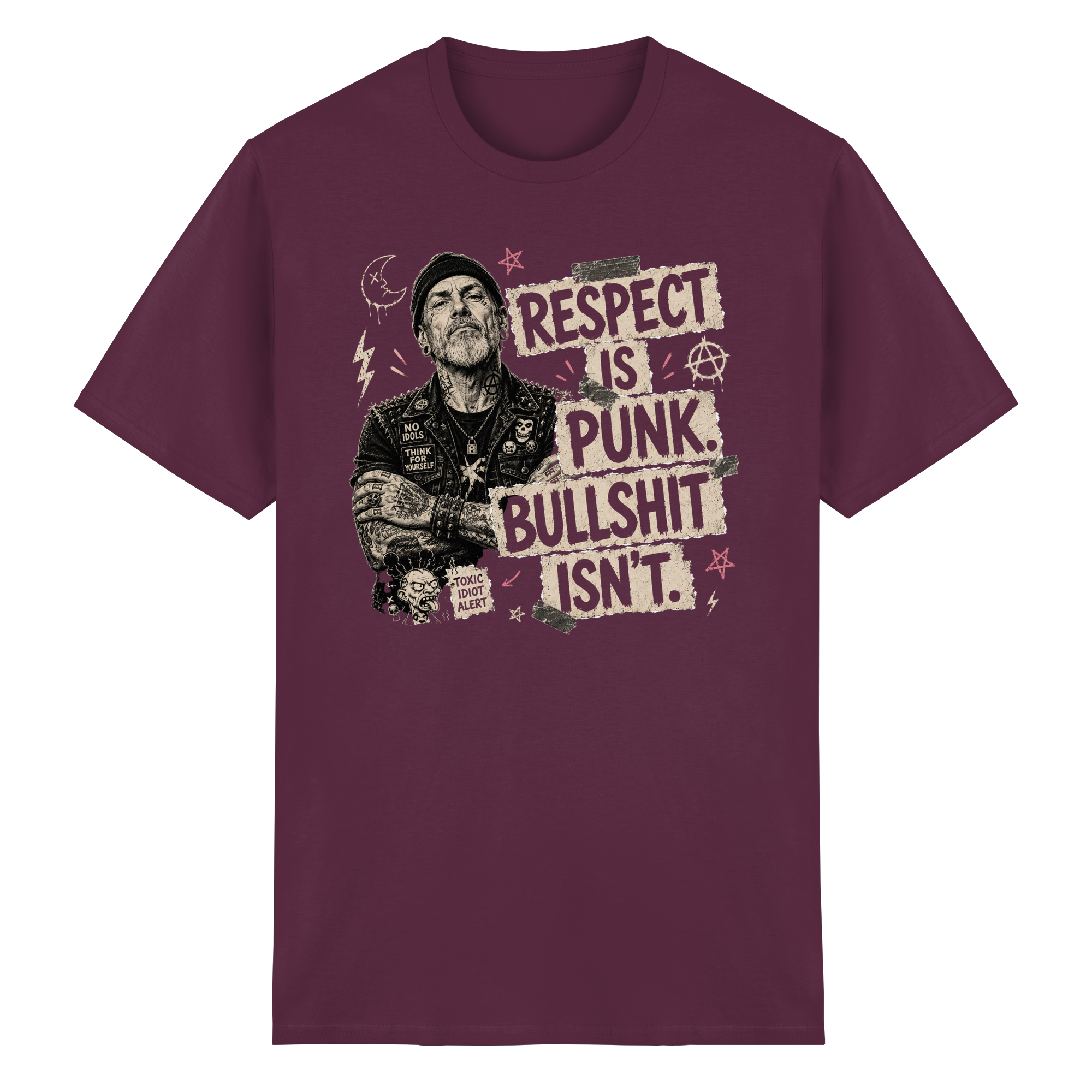 RESPECT IS PUNK - Heavy Cotton T-Shirt