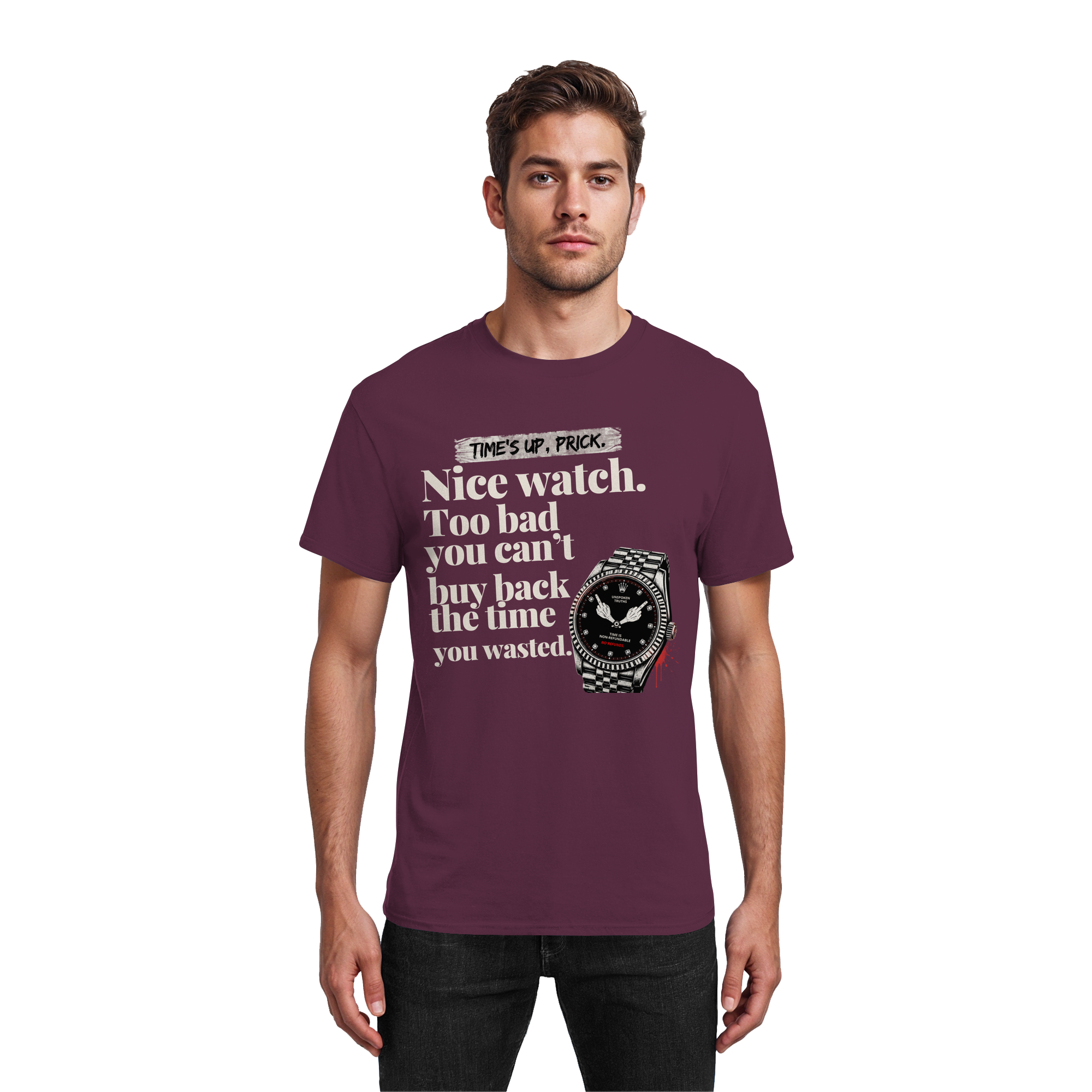 NICE WATCH, PRICK - Heavy Cotton T-Shirt