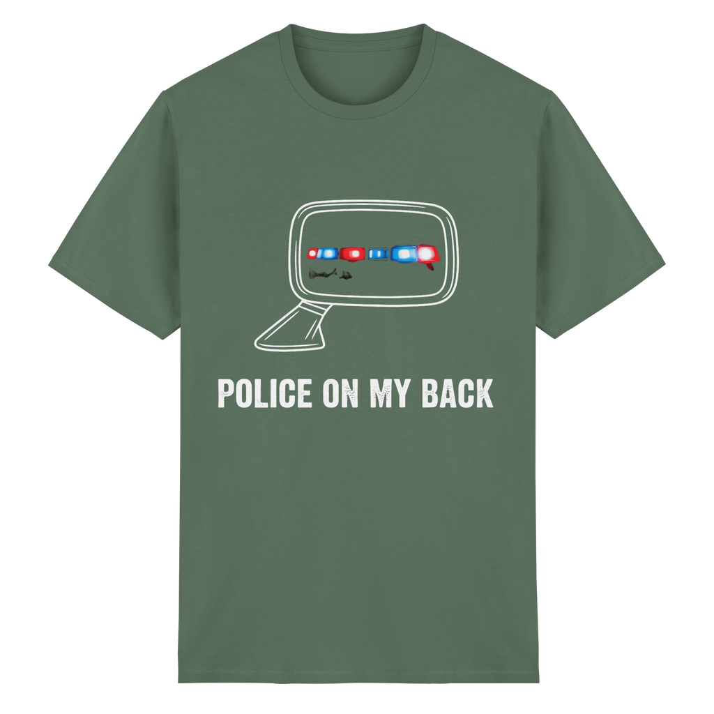 POLICE ON MY BACK - Heavy Cotton T-Shirt