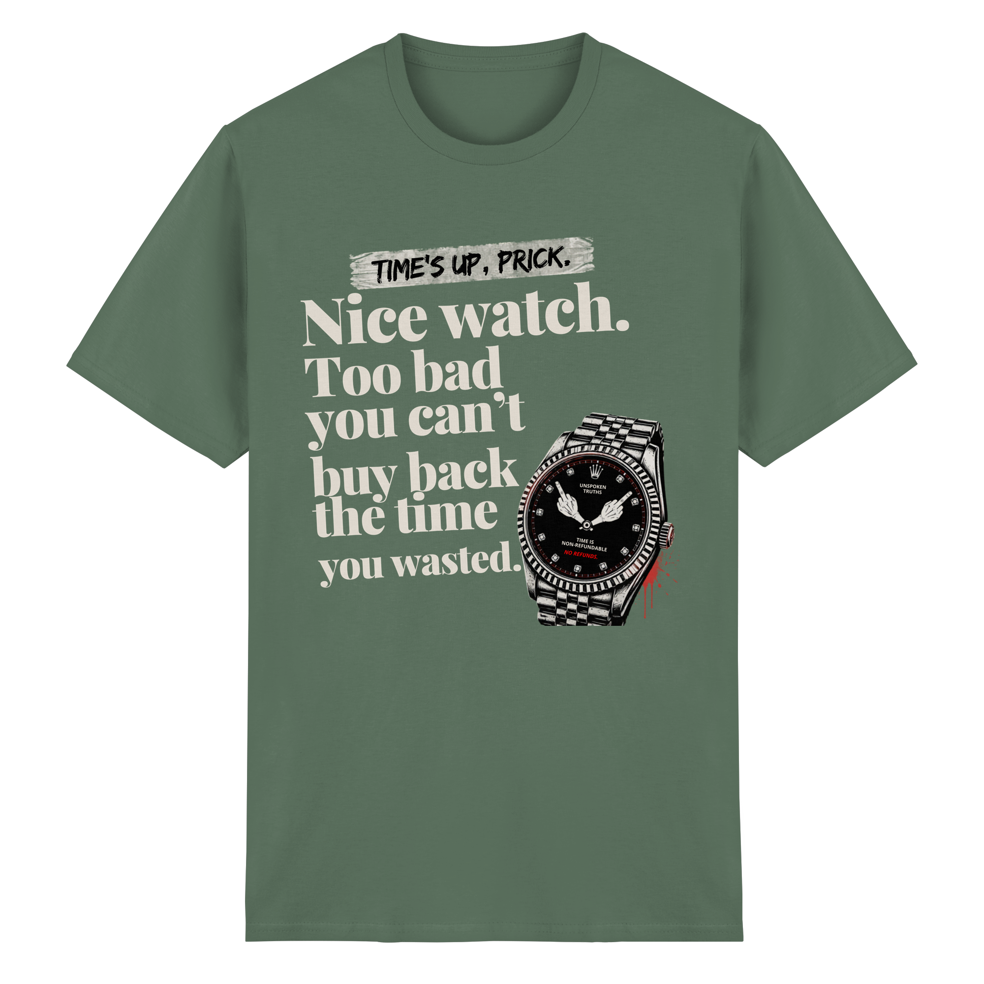 NICE WATCH, PRICK - Heavy Cotton T-Shirt