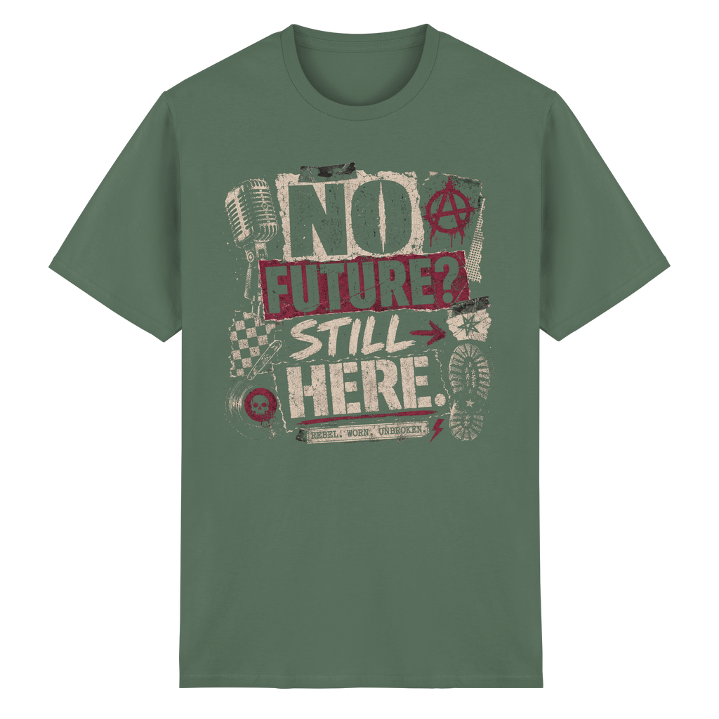 NO FUTURE, STILL HERE - Heavy Cotton T-Shirt