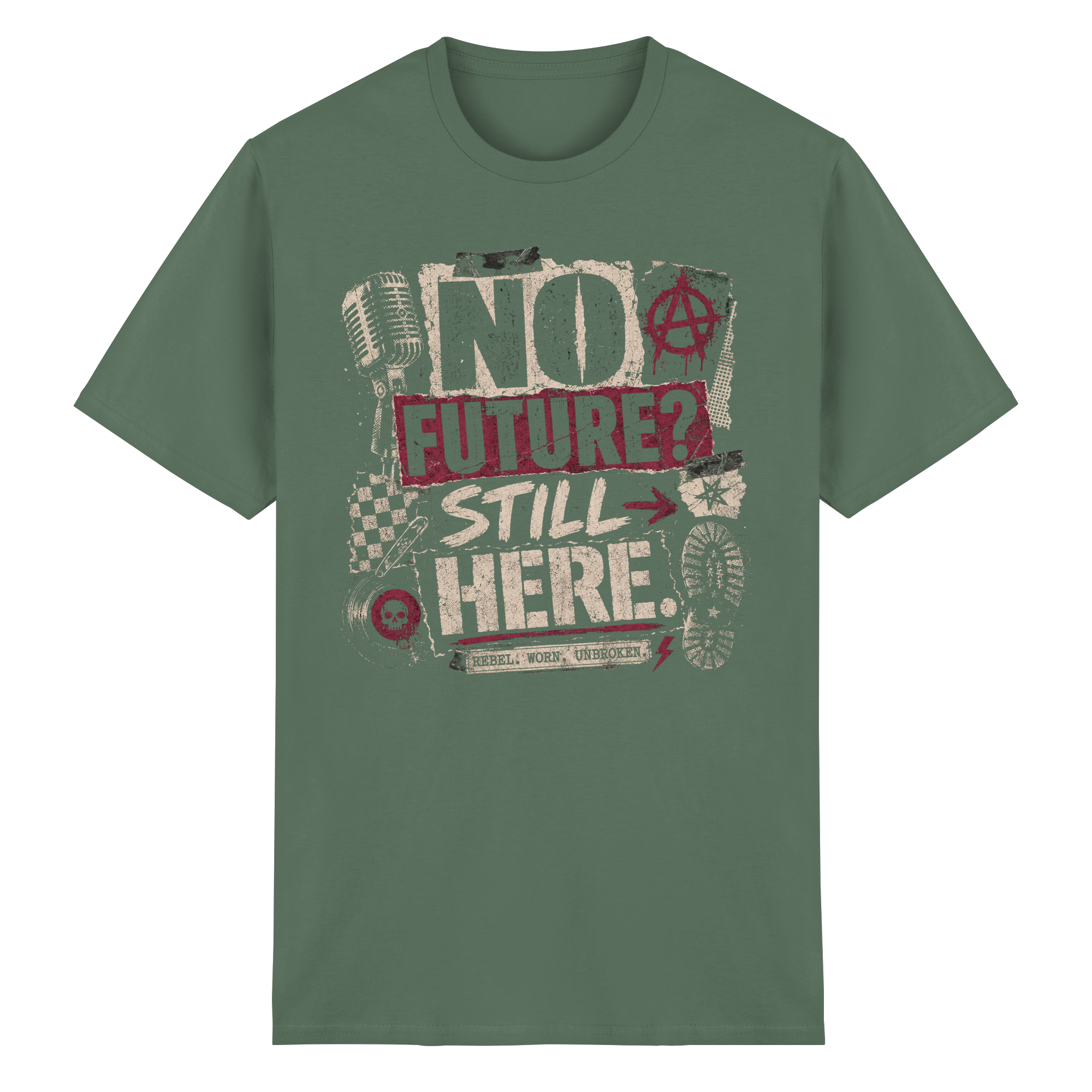 NO FUTURE, STILL HERE - Heavy Cotton T-Shirt