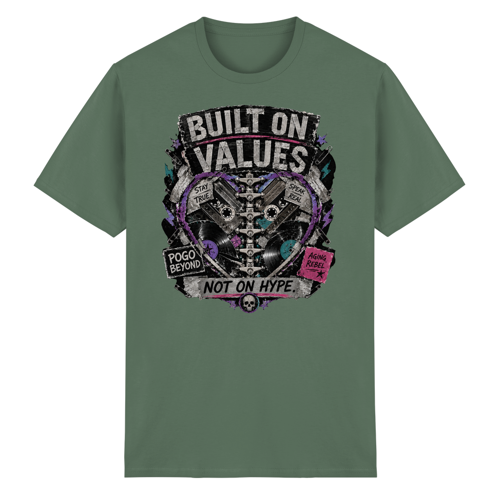 BUILT ON VALUES - Heavy Cotton T-Shirt
