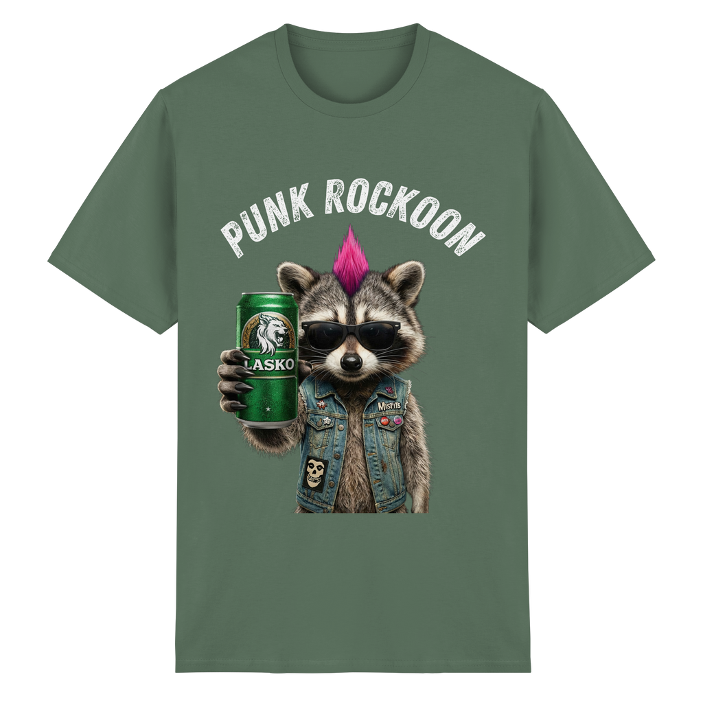 PUNK ROCKOON - Heavy Cotton T-Shirt