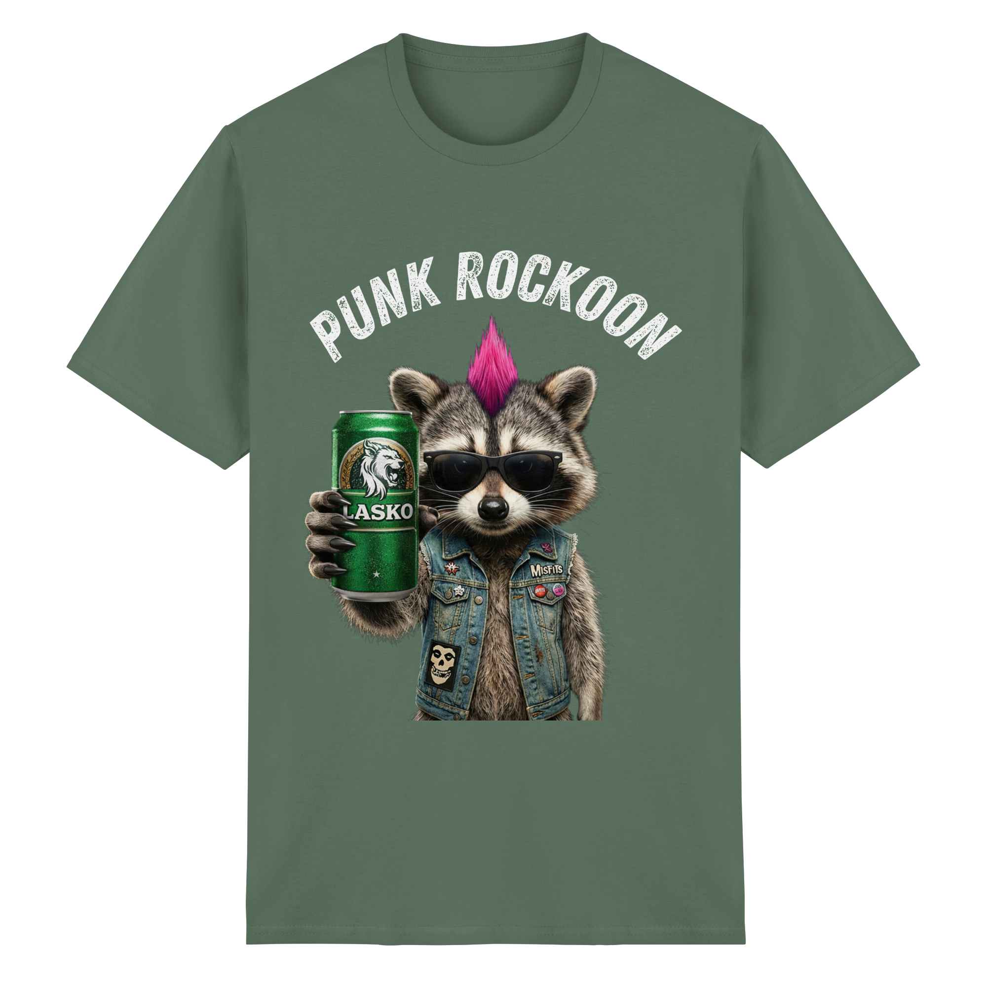 PUNK ROCKOON - Heavy Cotton T-Shirt