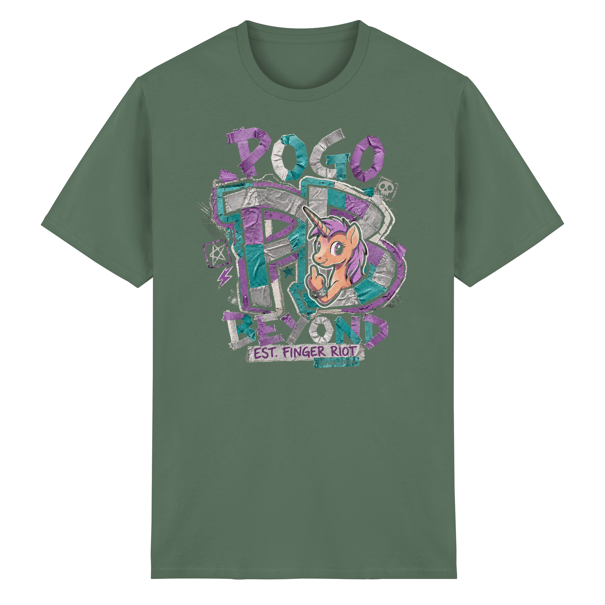 POGO BEYOND - Colour  - Heavy Cotton T-Shirt