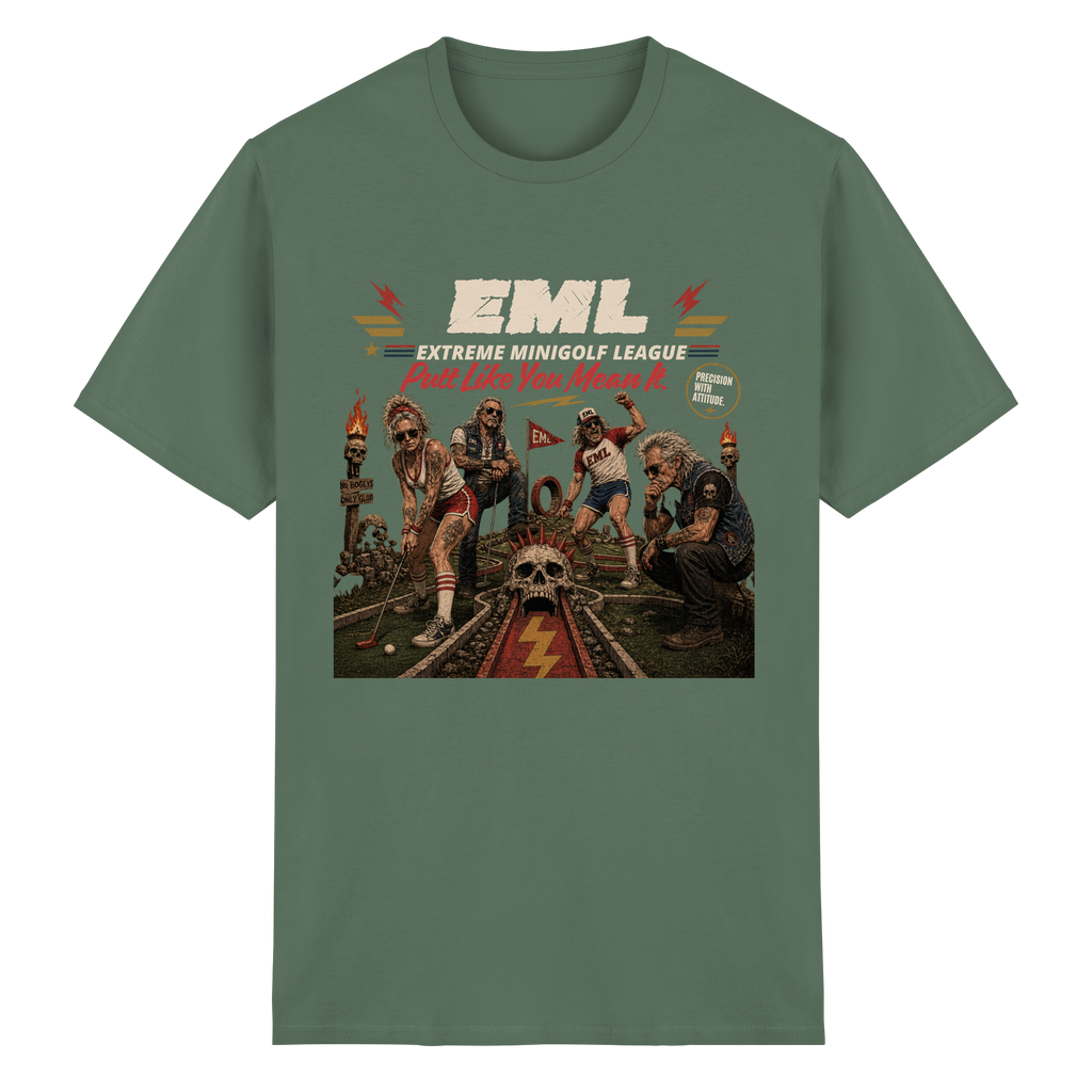 EXTREME MINIGOLF LEAGUE - Heavy Cotton T-Shirt