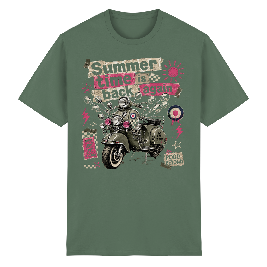 SUMMER TIME IS BACK AGAIN - Heavy Cotton T-Shirt