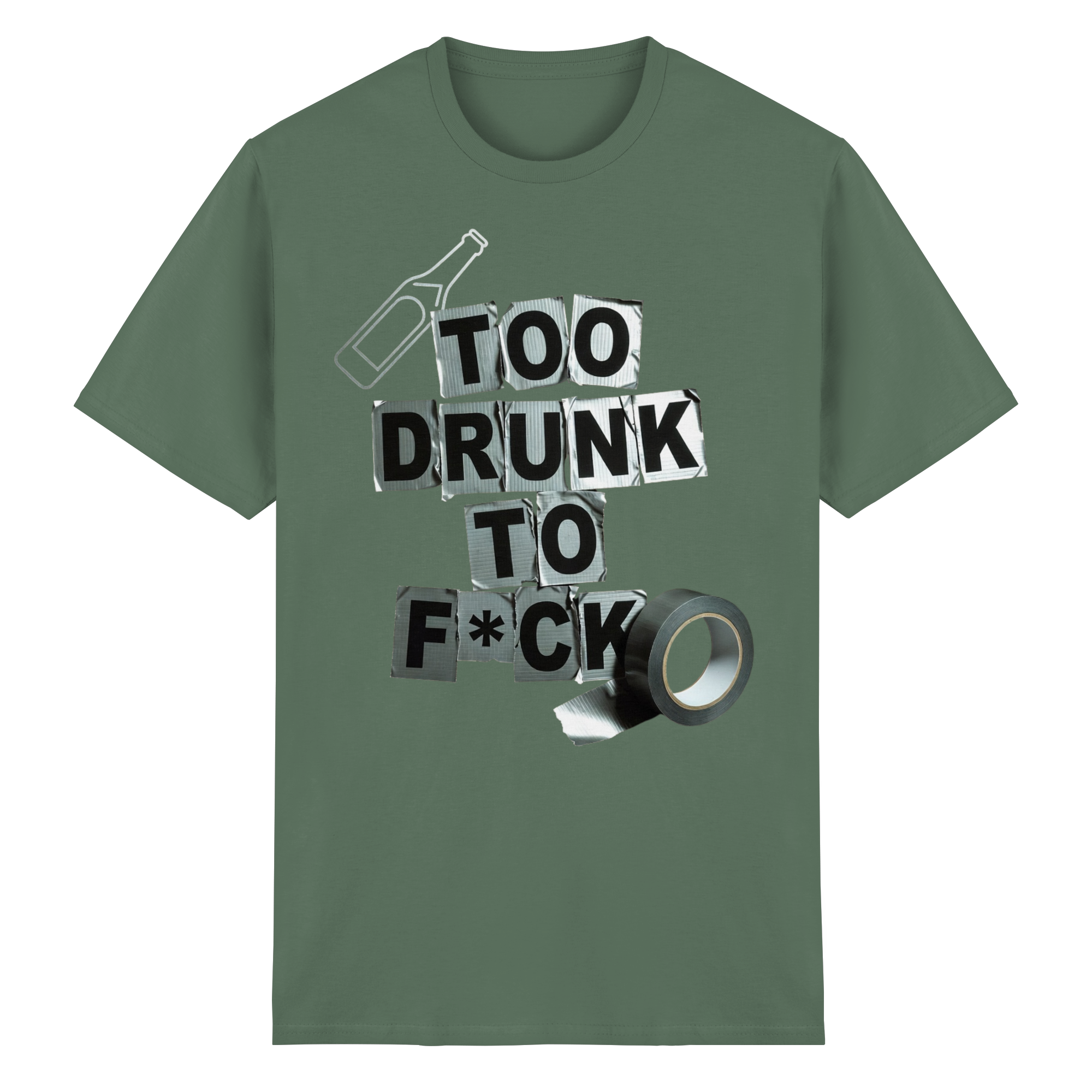 TOO DRUNK... - Heavy Cotton T-Shirt