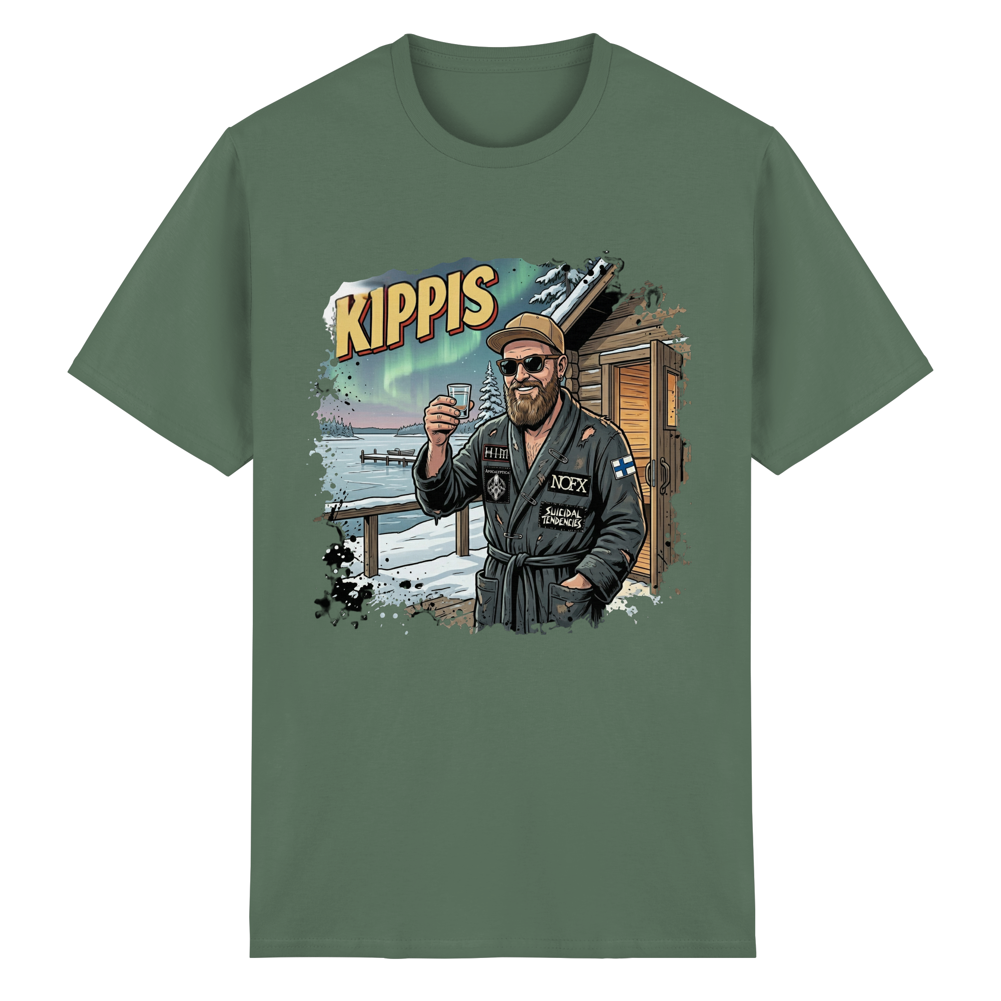 KIPPIS ON THE LEGACY - Heavy Cotton T-Shirt