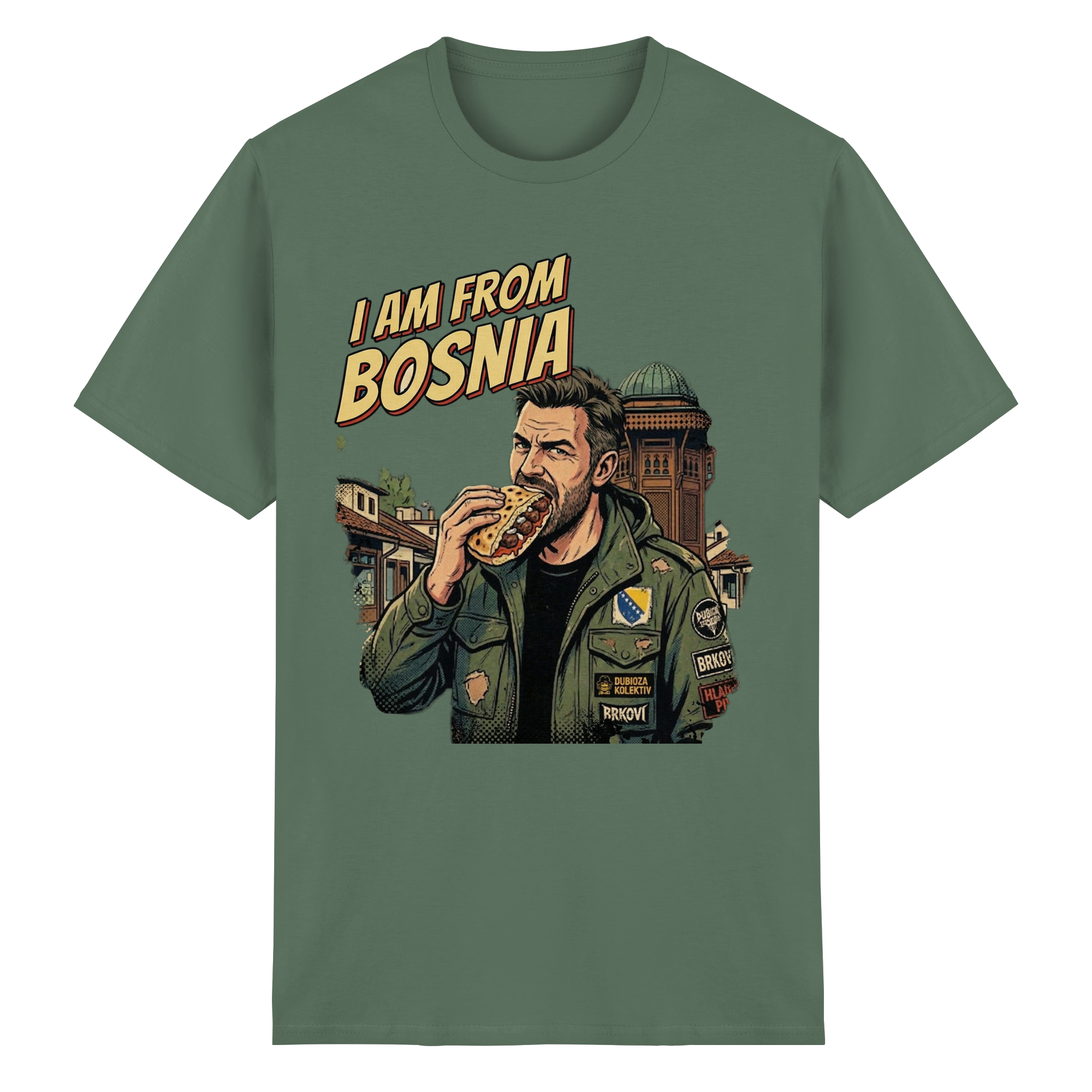 I'AM FROM BOSNIA - Heavy Cotton T-Shirt