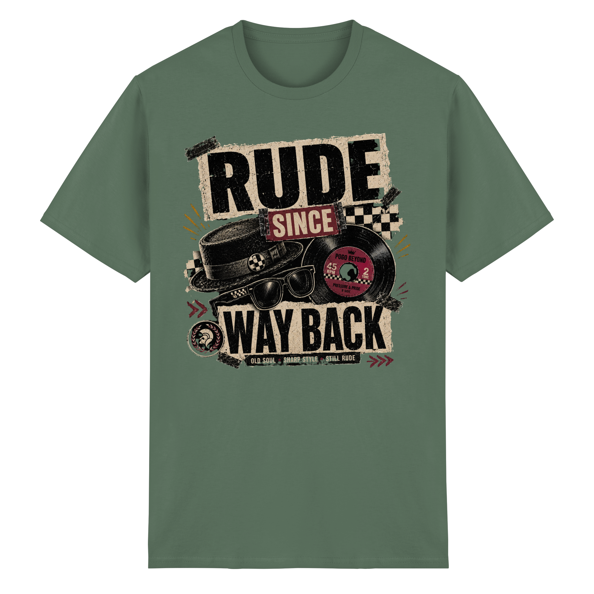 RUDE SINCE WAY BACK - Heavy Cotton T-Shirt