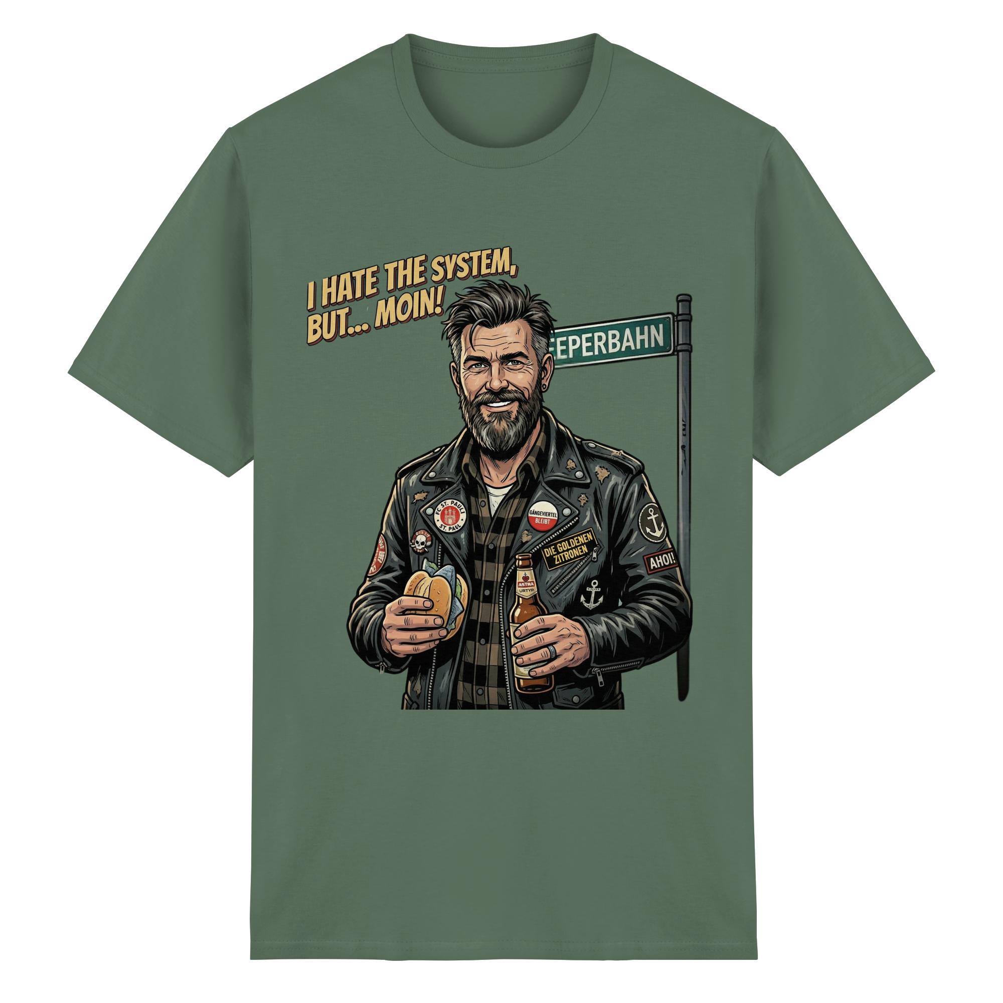 HAMBURG PUNK - MOIN - Heavy Cotton T-Shirt