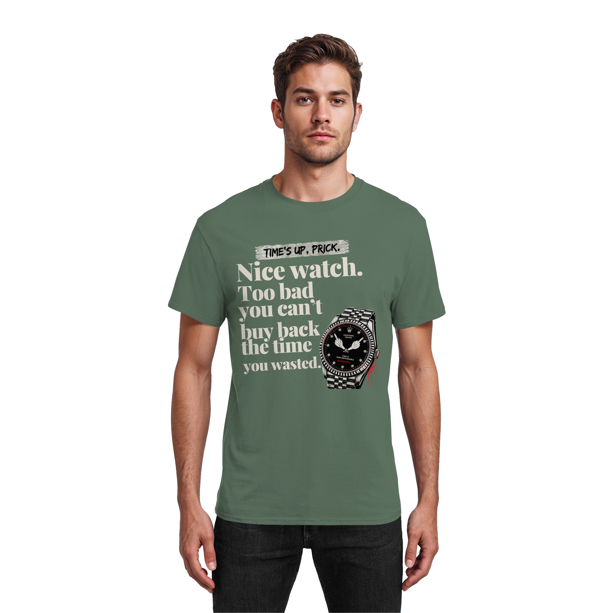 NICE WATCH, PRICK - Heavy Cotton T-Shirt