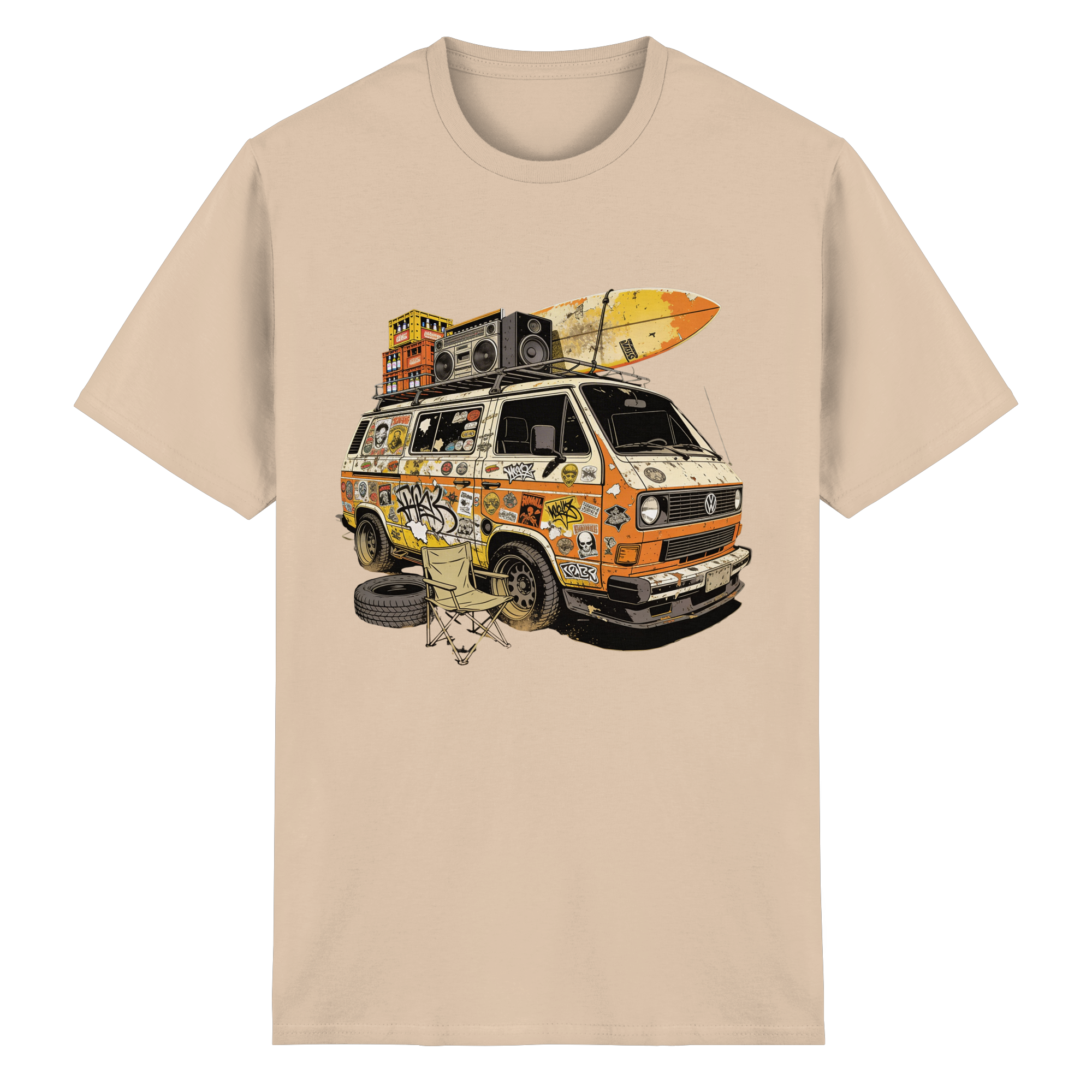 PUNKY CAMPER - Heavy Cotton T-Shirt