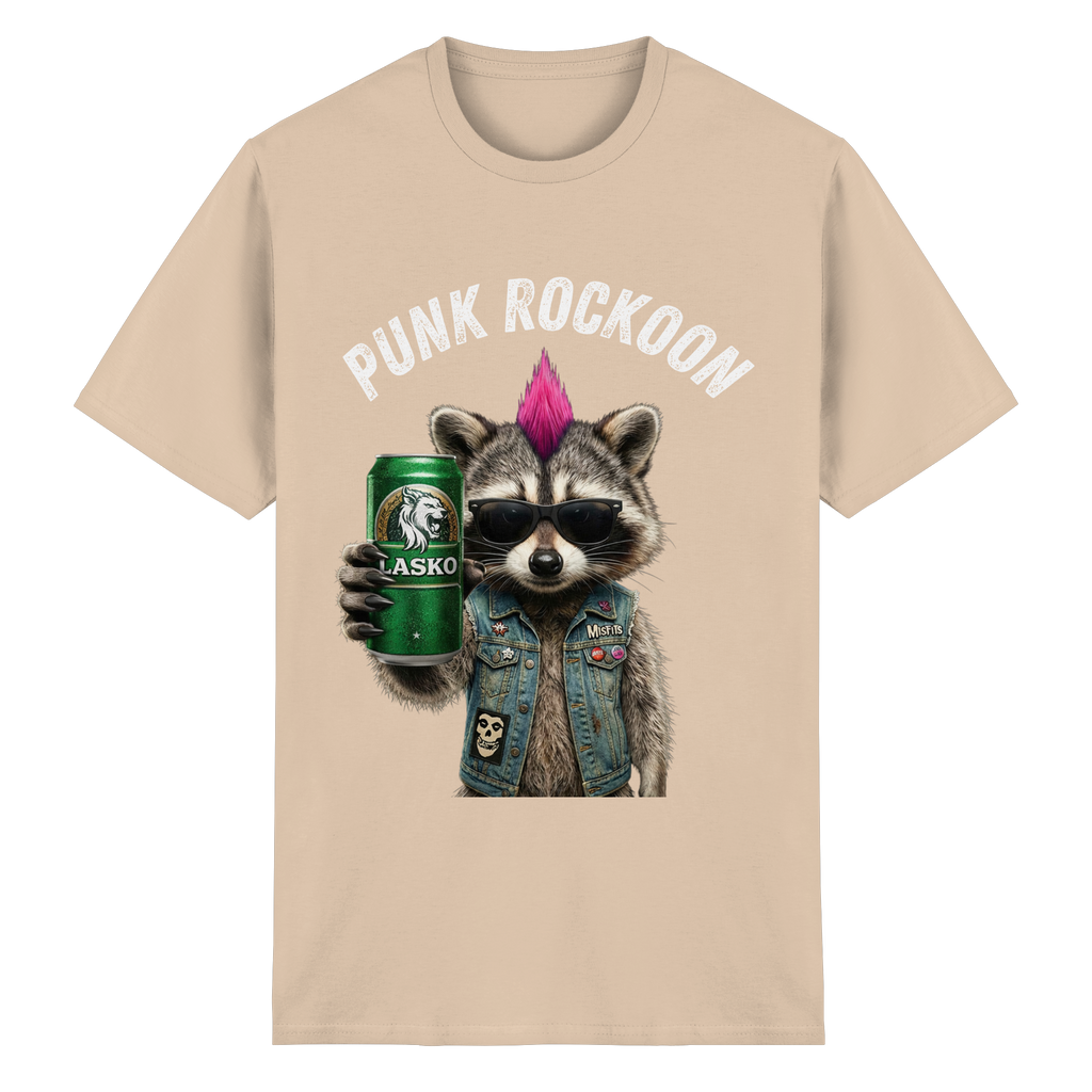 PUNK ROCKOON - Heavy Cotton T-Shirt